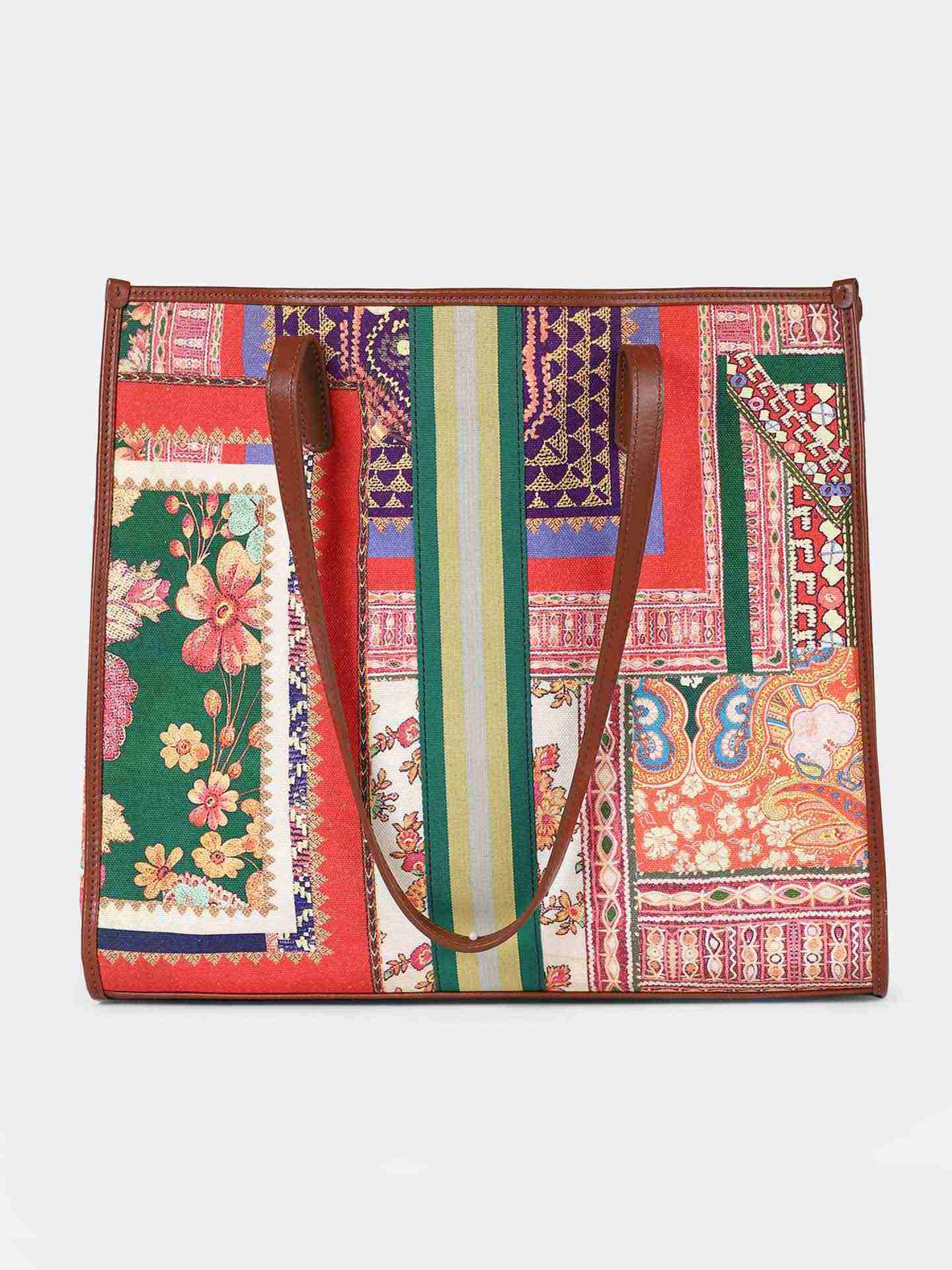 Multi Modern Town Tote Bag