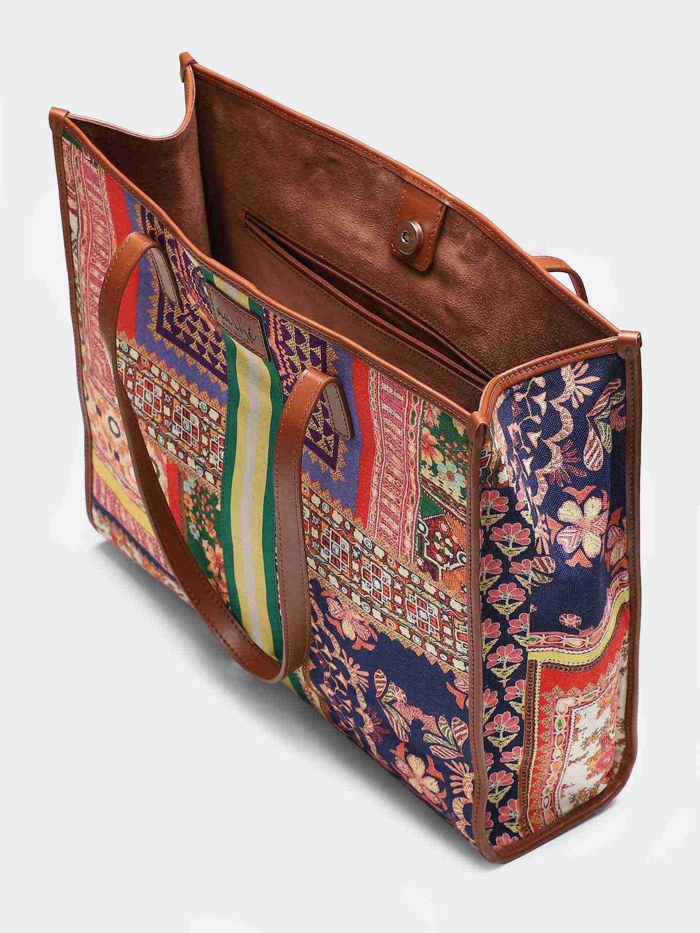 Multi Modern Town Tote Bag