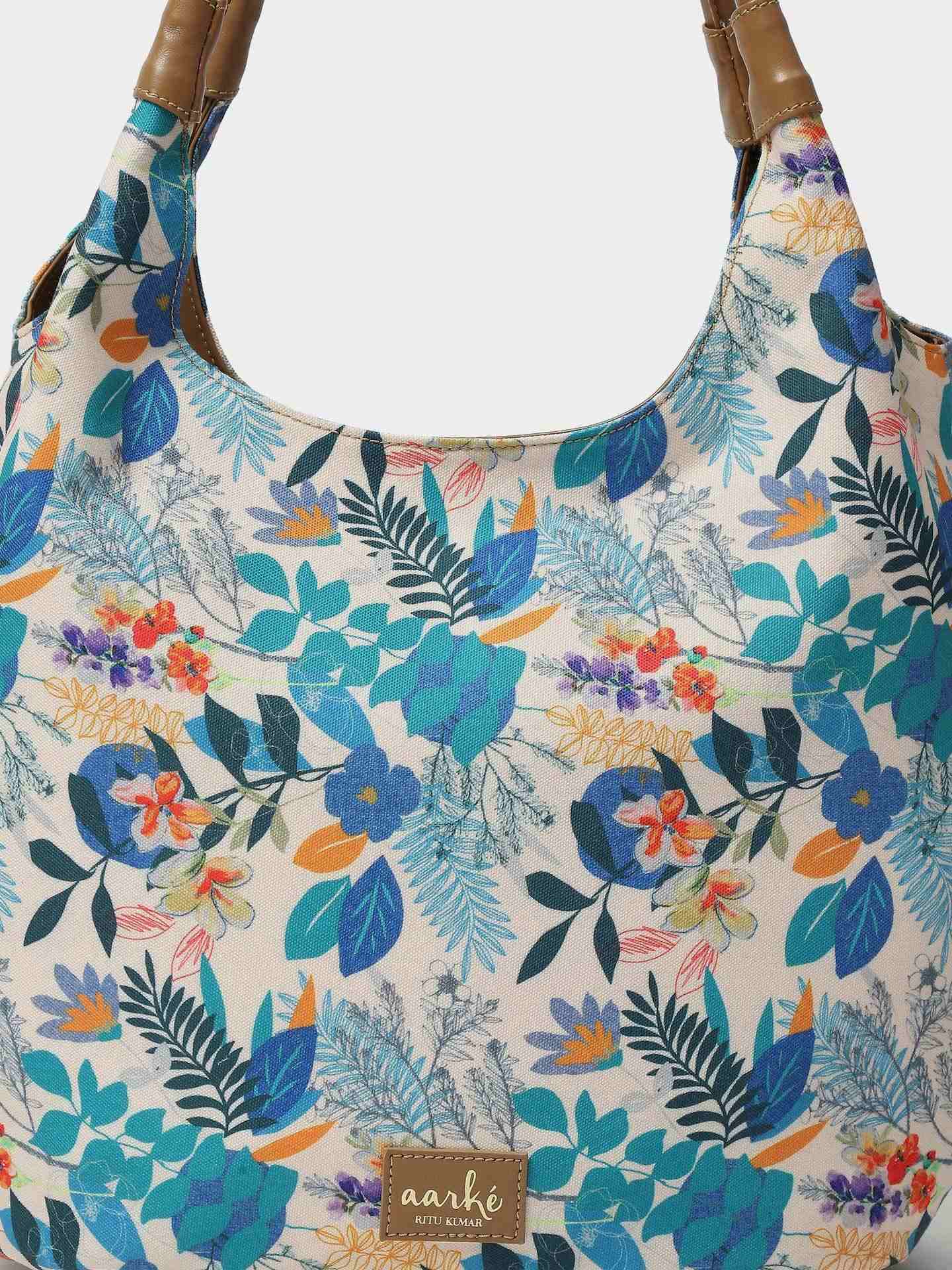 White Jungle Tote Bag