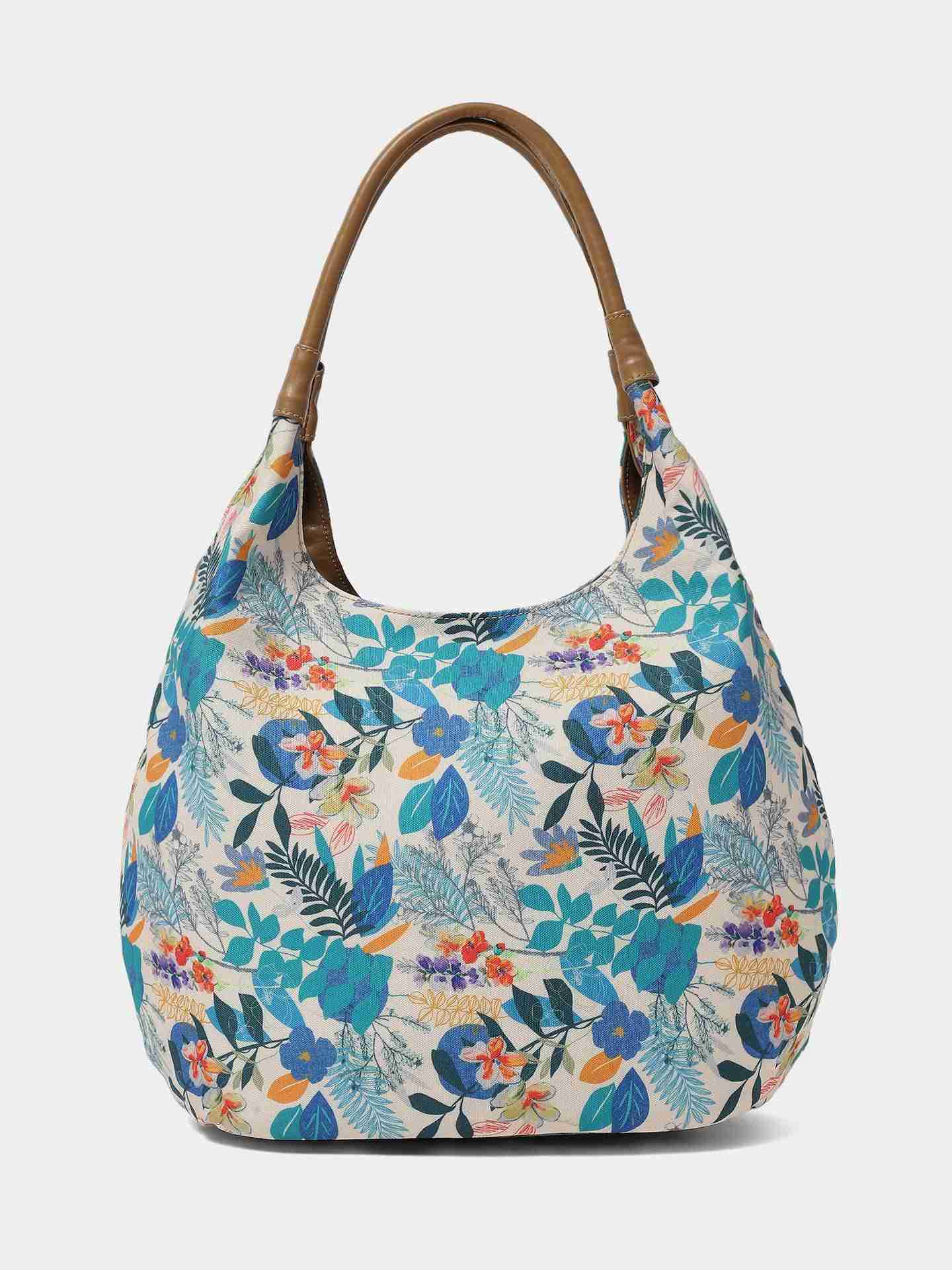 White Jungle Tote Bag