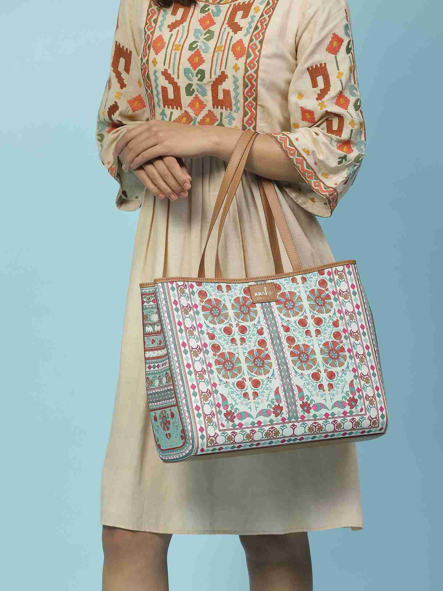 Multi Color Sadhika Tote Bag