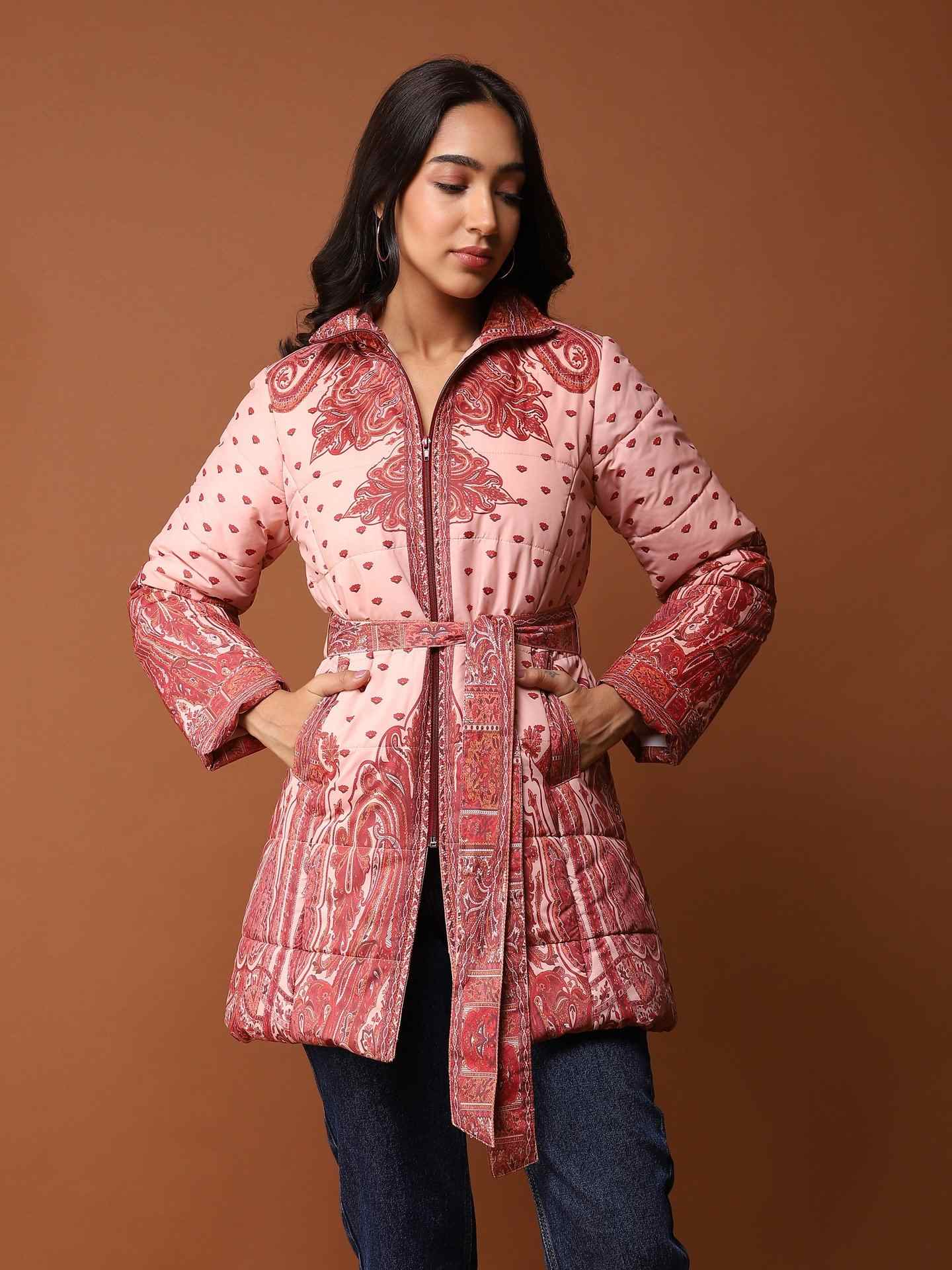 Beige Zuti Puffer Jacket