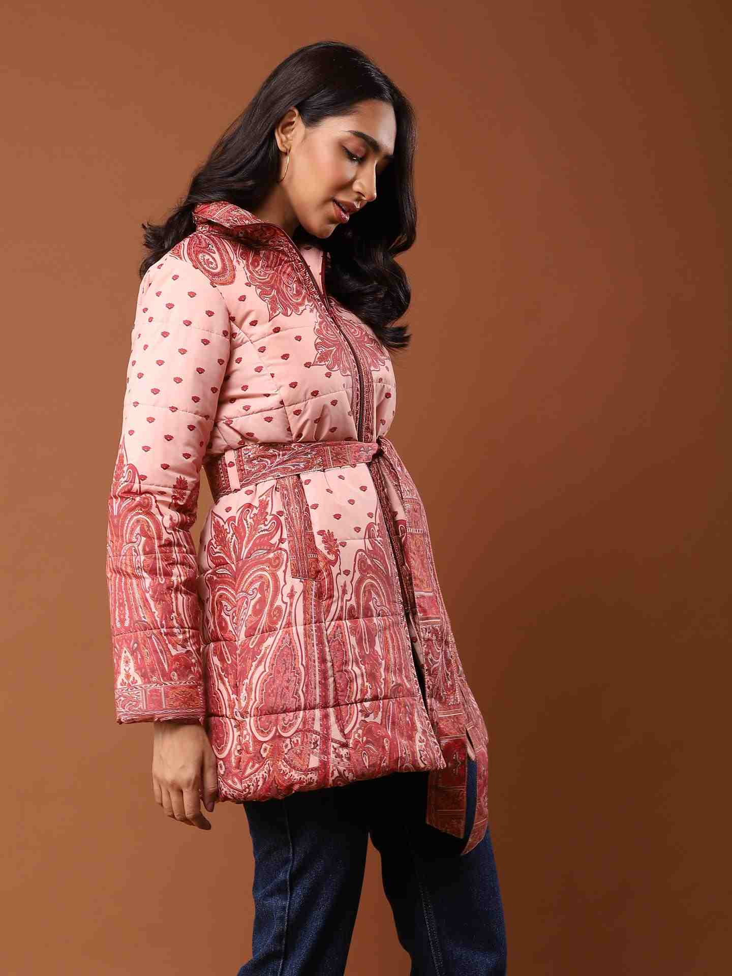 Beige Zuti Puffer Jacket