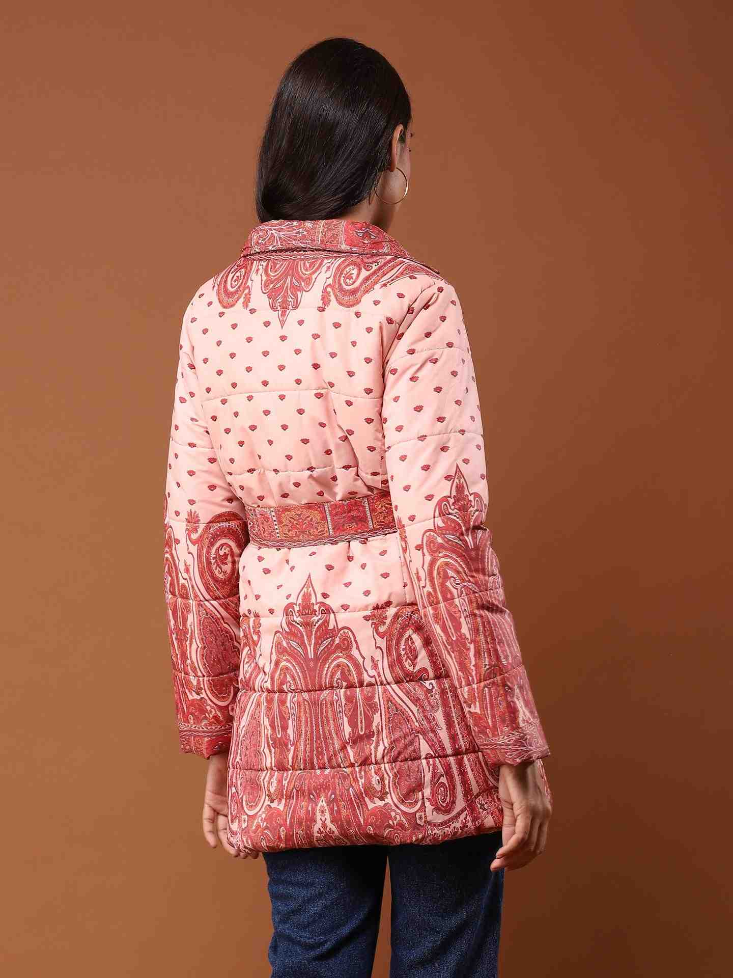 Beige Zuti Puffer Jacket