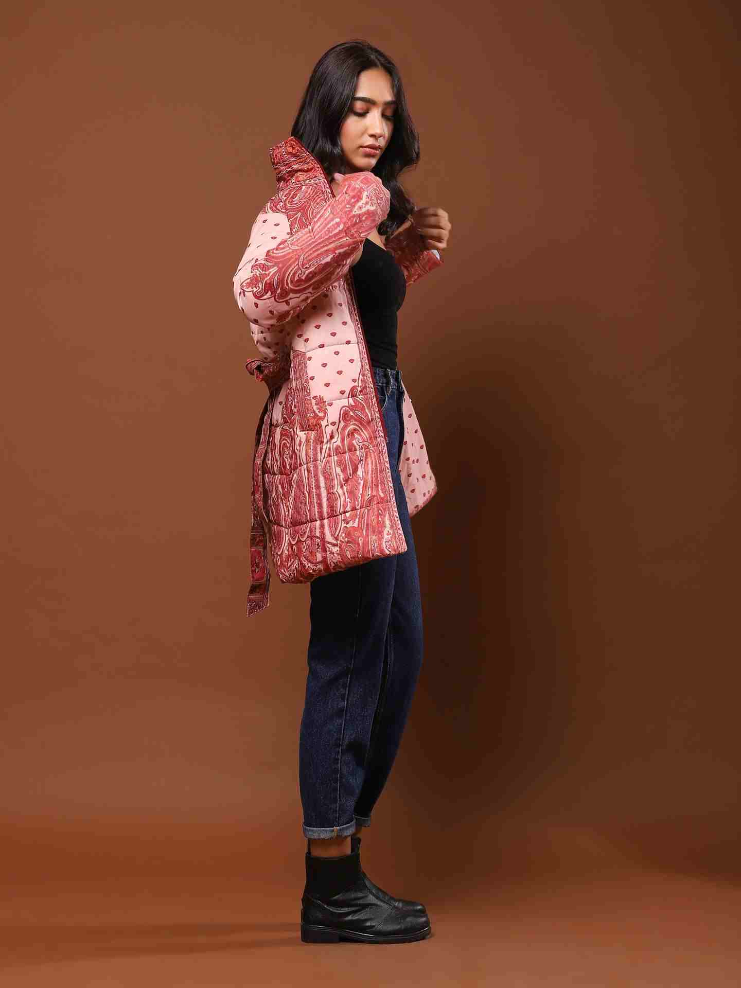 Beige Zuti Puffer Jacket
