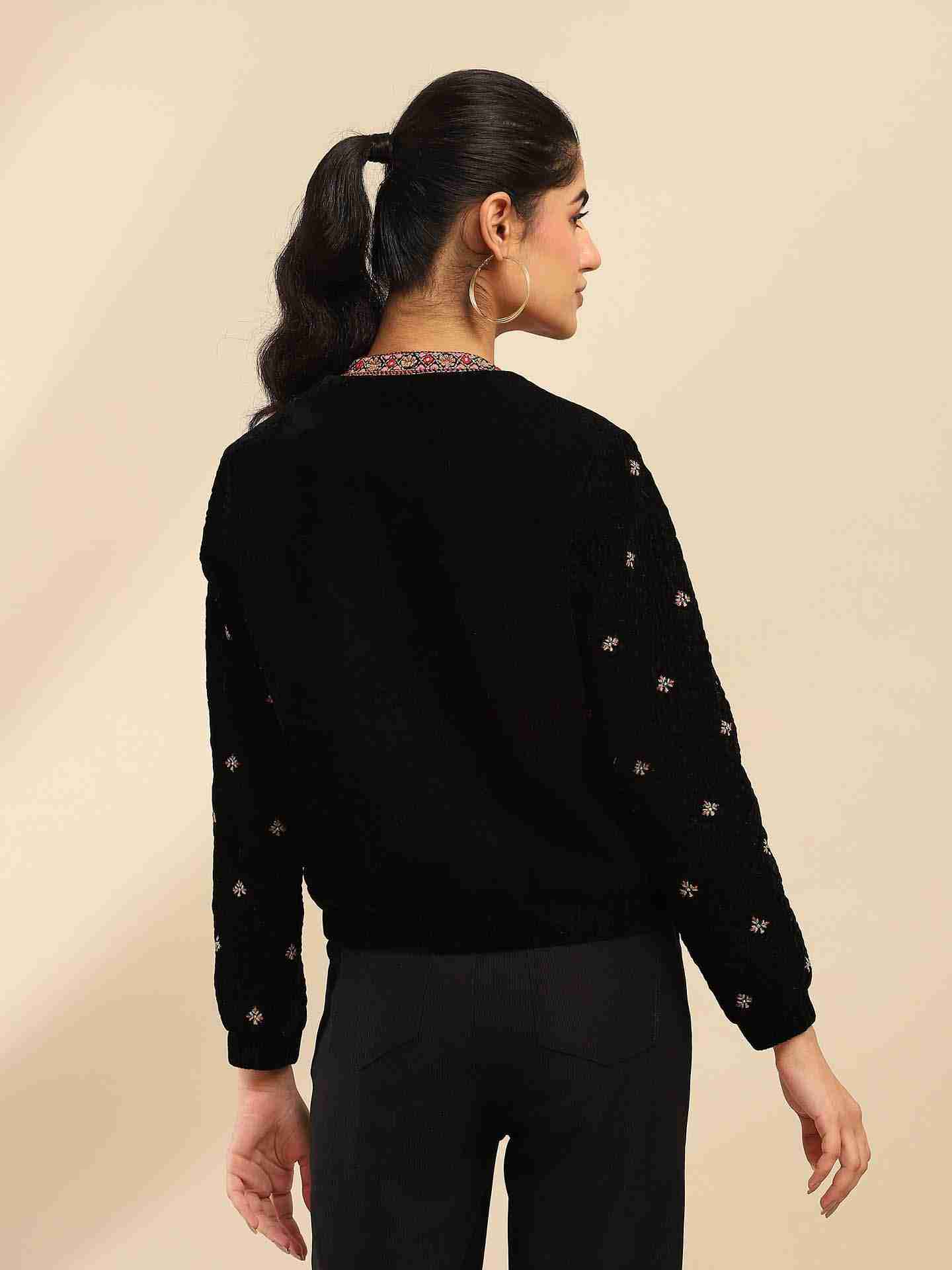 Black Kaar Puffer Jacket