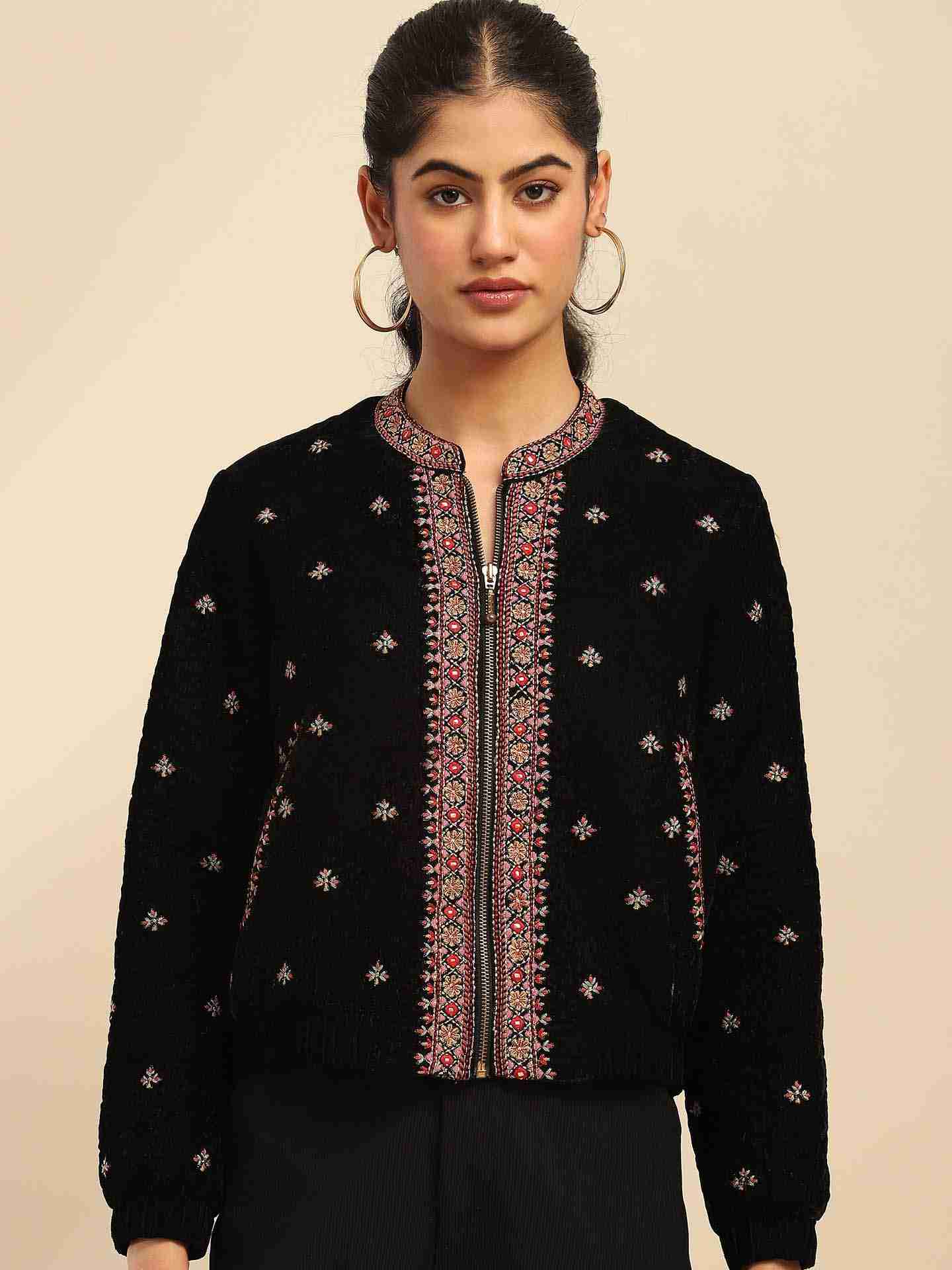 Black Kaar Puffer Jacket