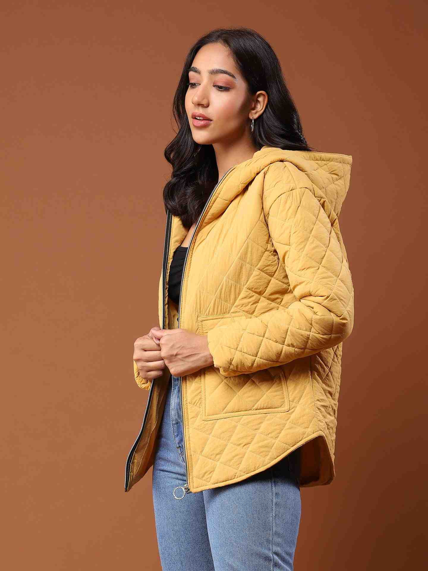 Mustard Anya Puffer Jacket