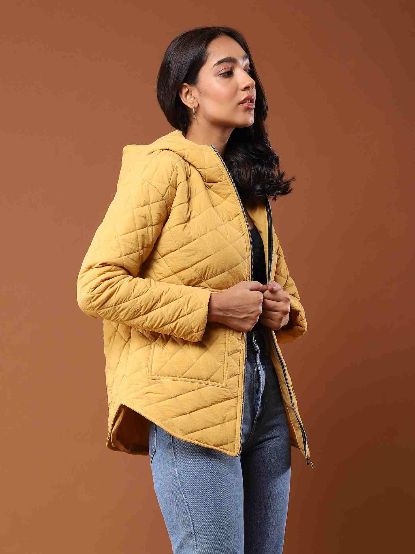 Mustard Anya Puffer Jacket