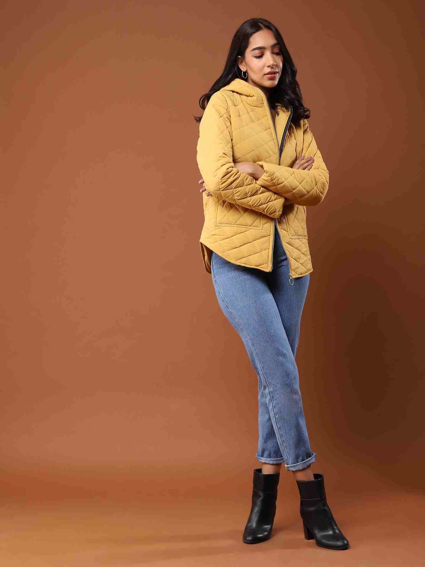 Mustard Anya Puffer Jacket