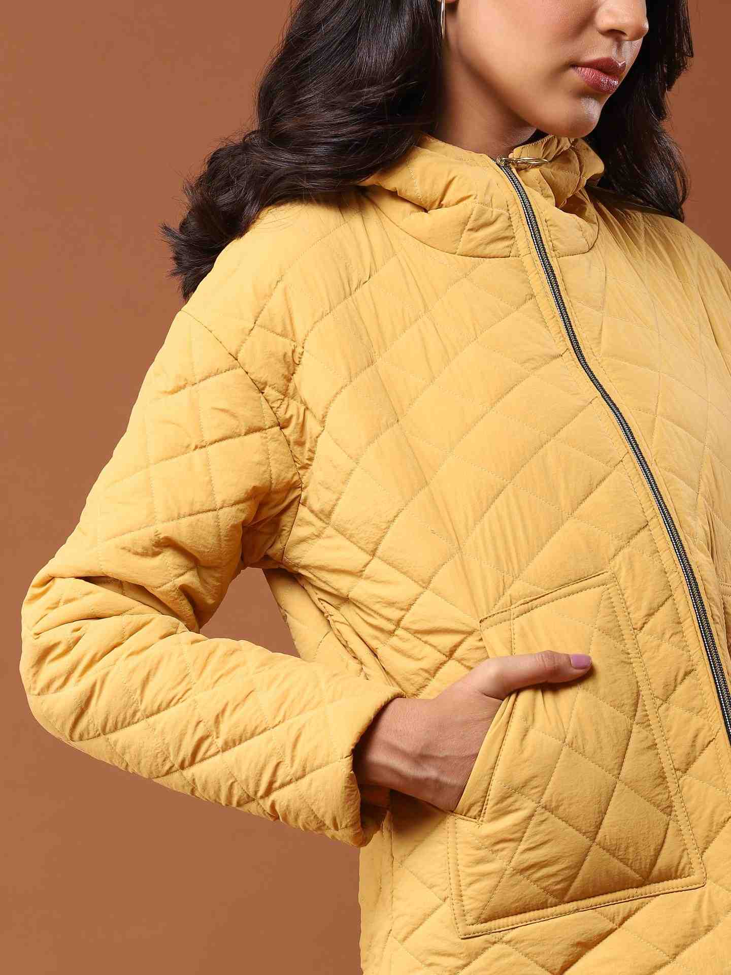 Mustard Anya Puffer Jacket