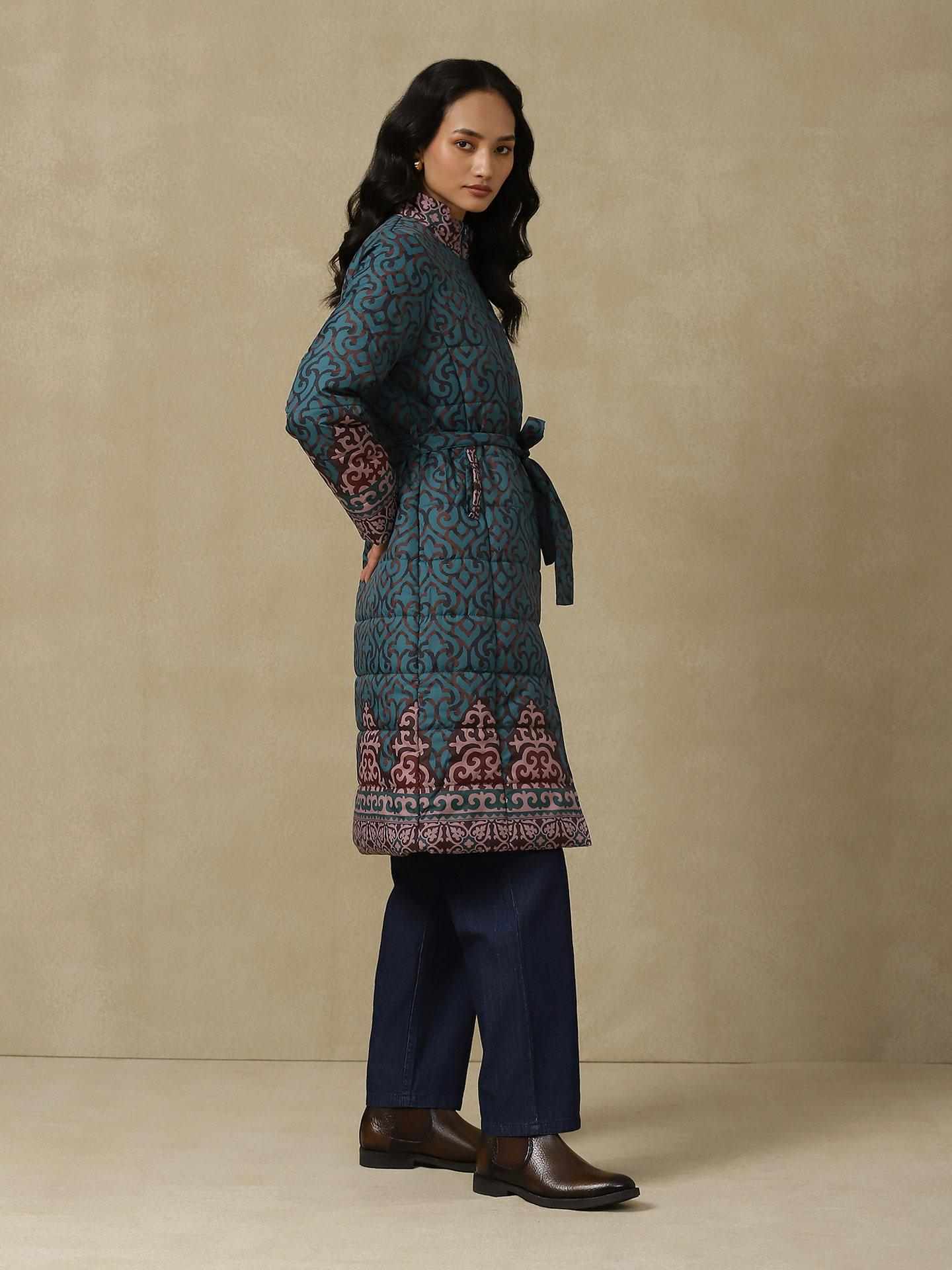 Green Quilted Puffer Jacket