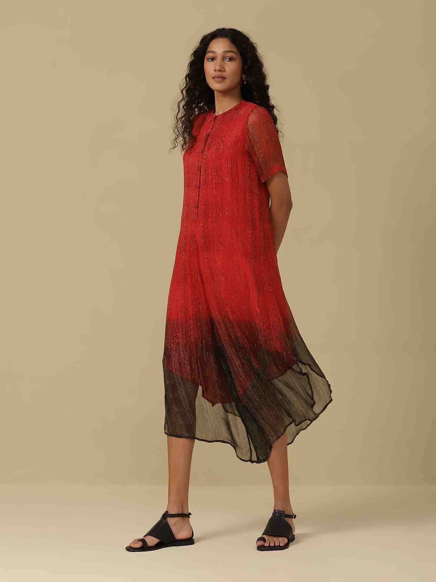 Red Muji Jumpsuit