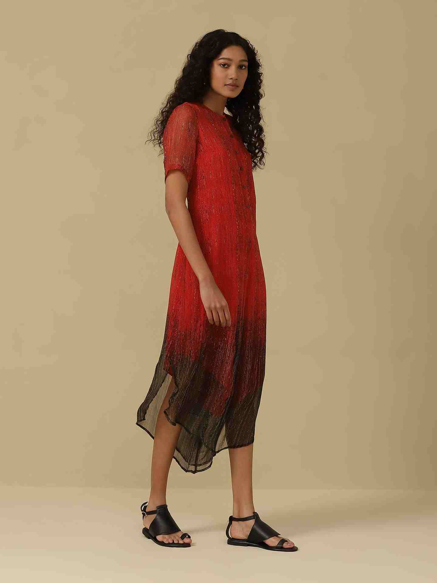 Red Muji Jumpsuit