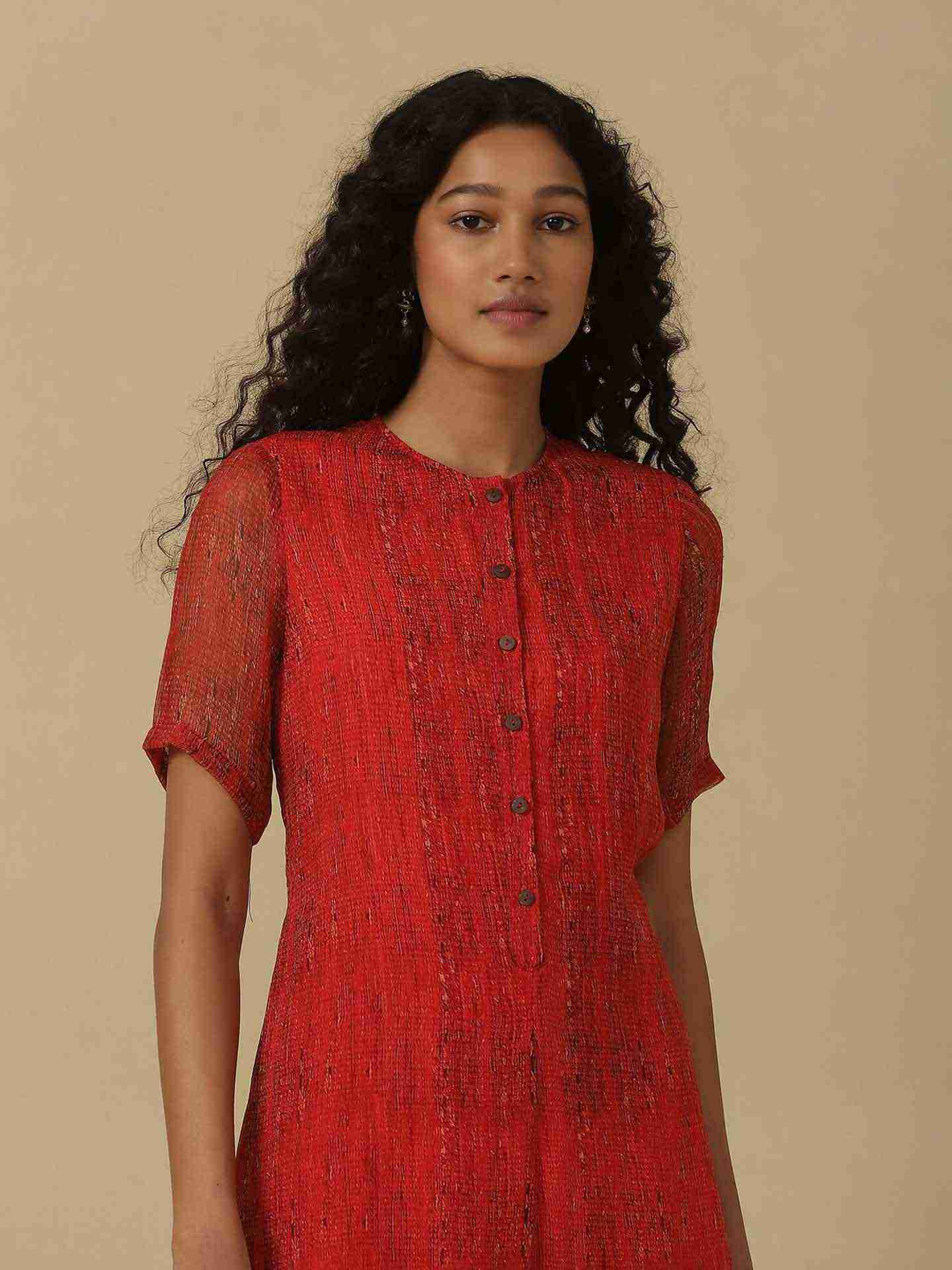 Red Muji Jumpsuit