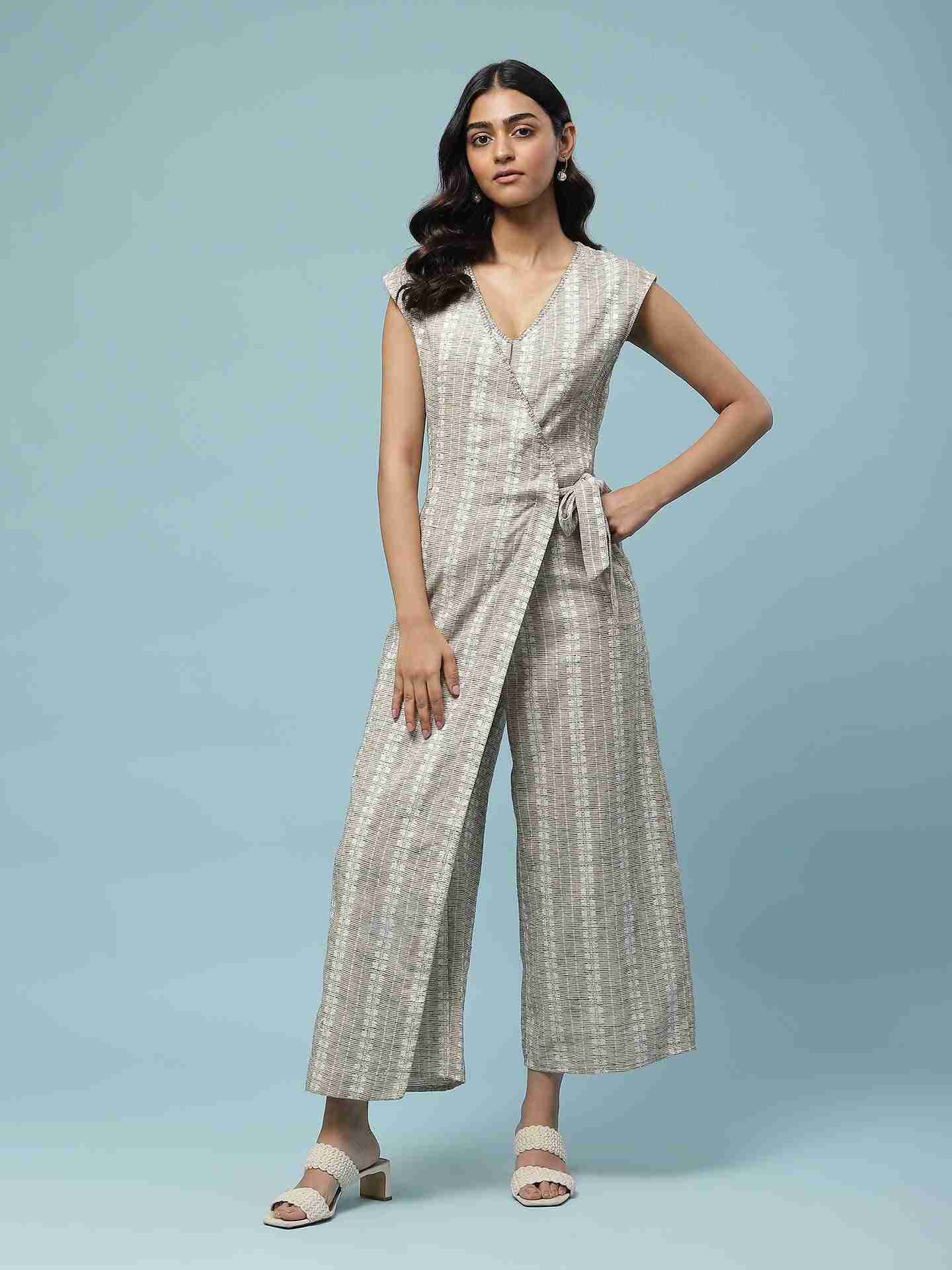 Ecru Prarambh Jumpsuit
