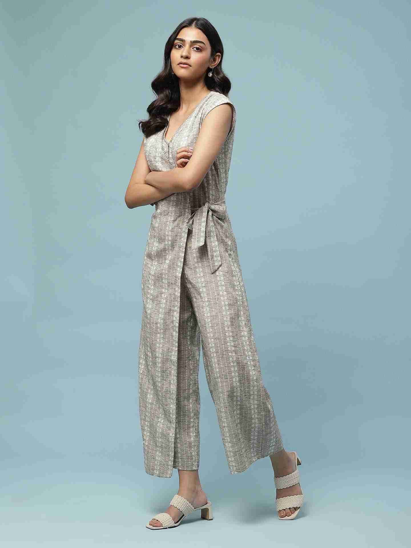 Ecru Prarambh Jumpsuit