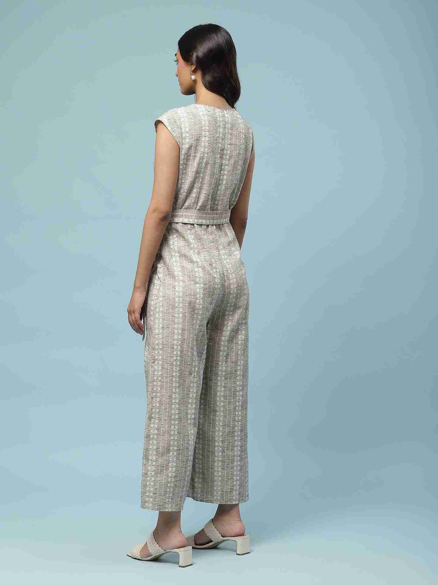 Ecru Prarambh Jumpsuit