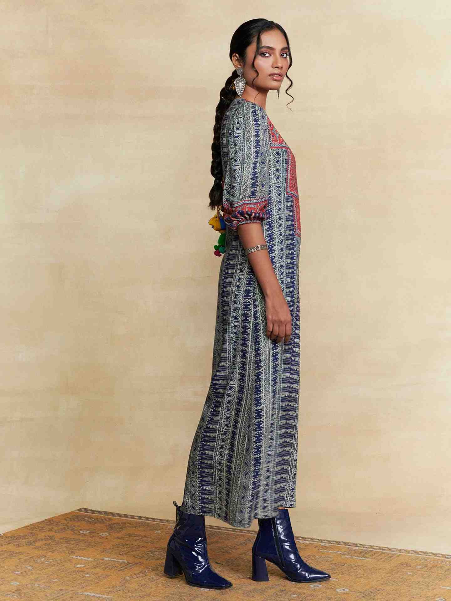 Navy Nomadic Threads Jumpsuit