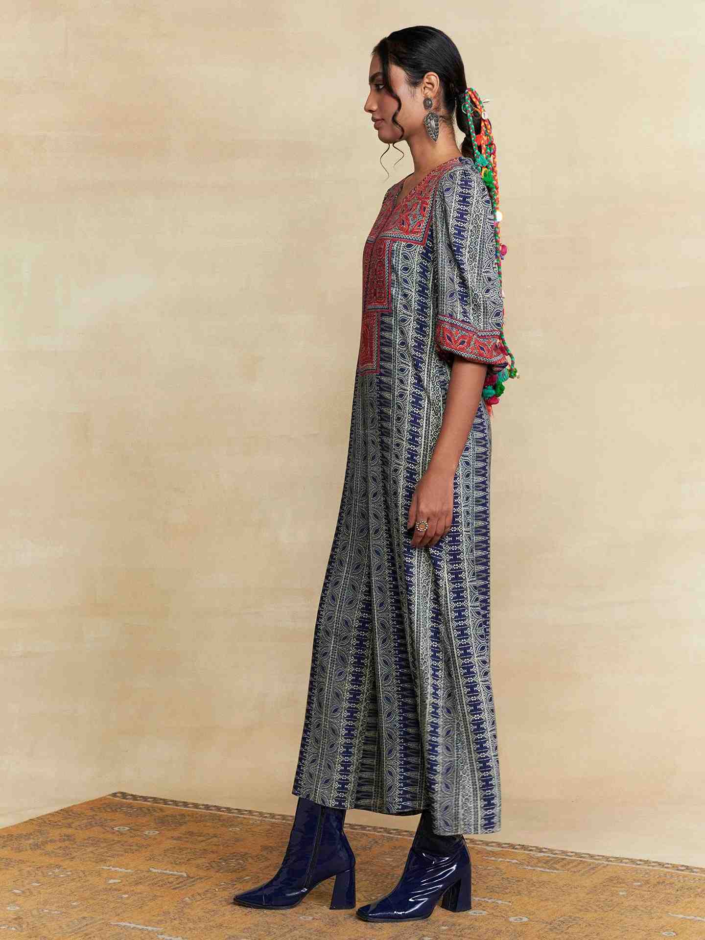 Navy Nomadic Threads Jumpsuit
