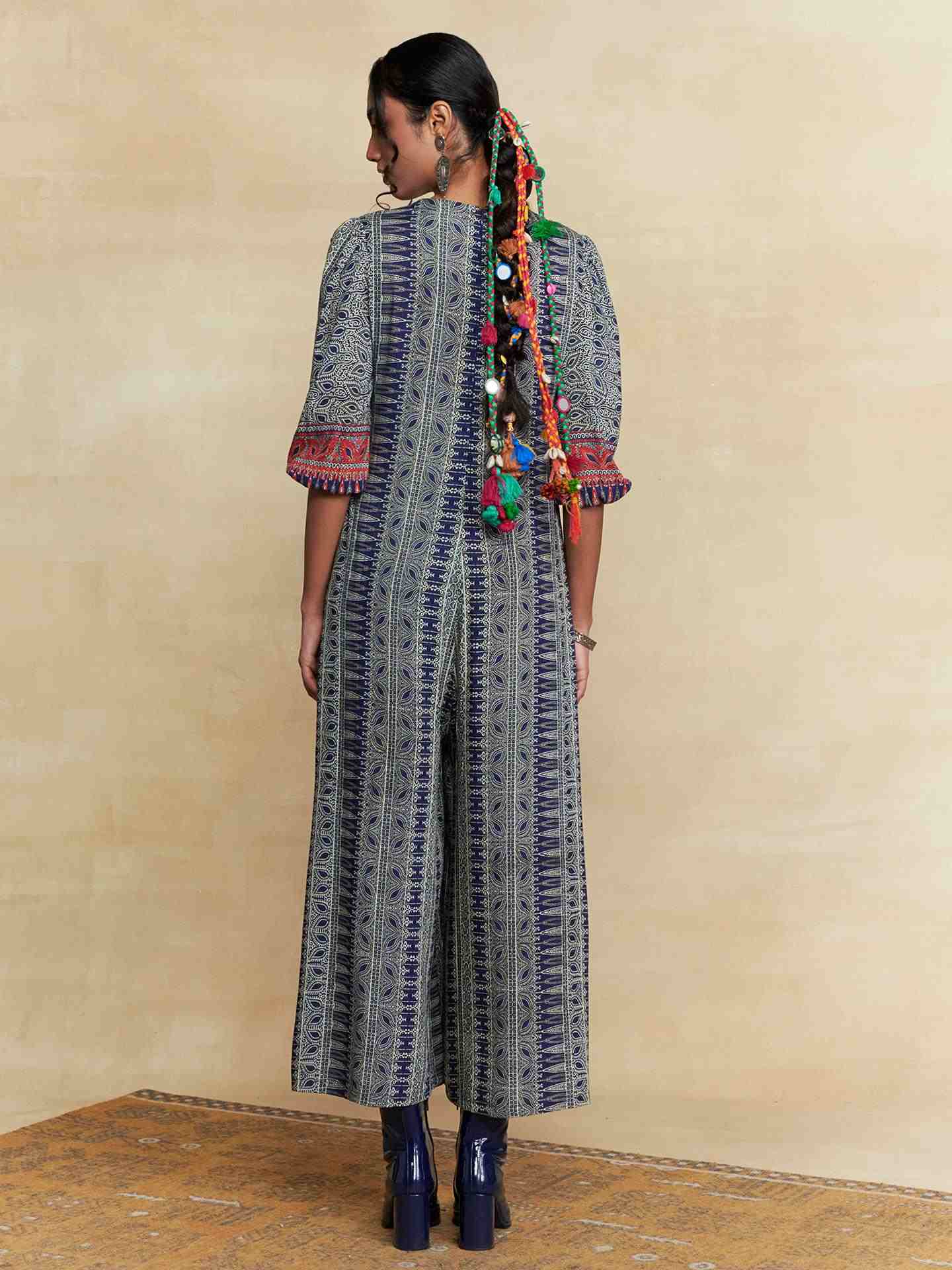 Navy Nomadic Threads Jumpsuit