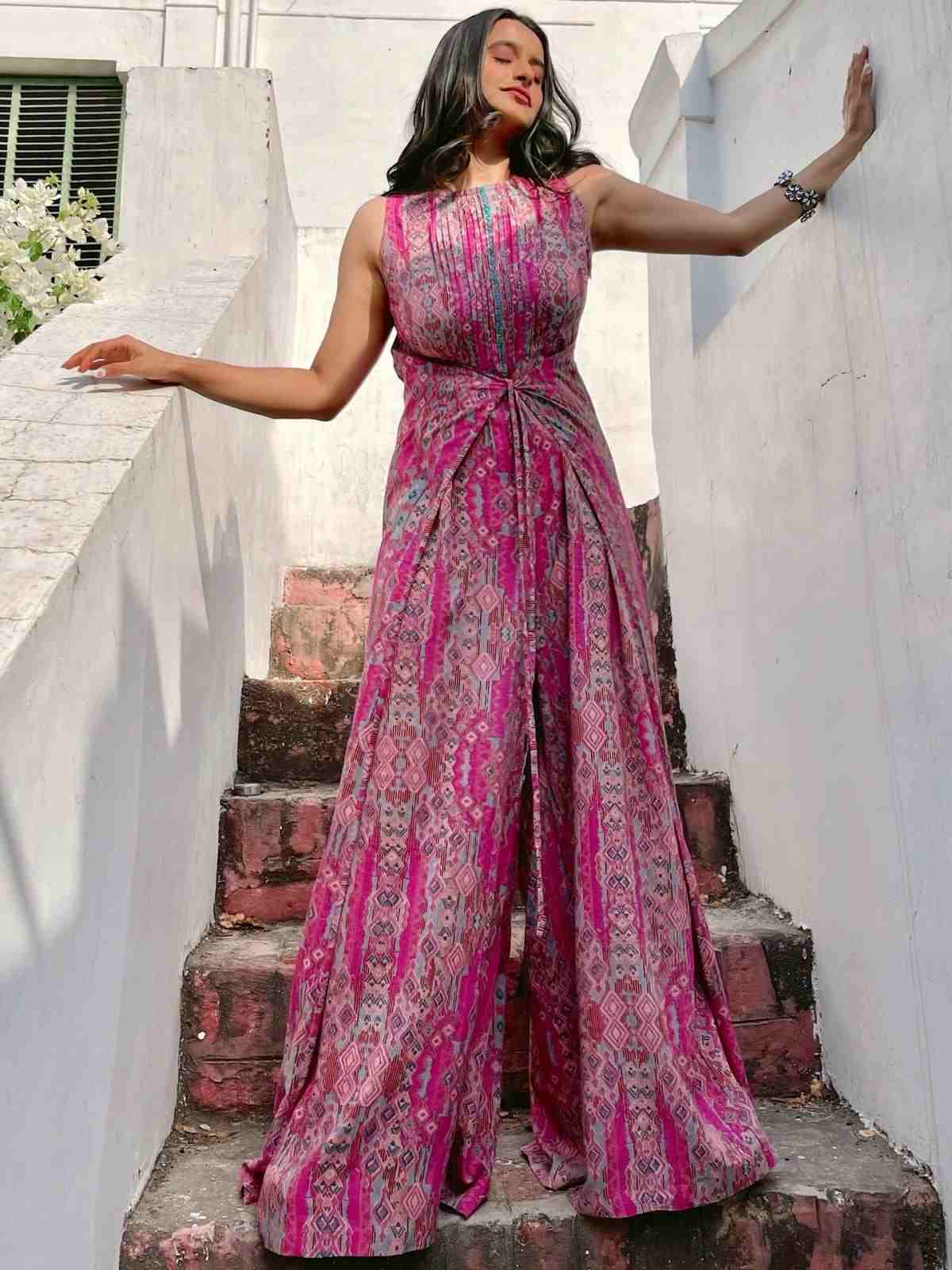 Lavender Dhvani Jumpsuit