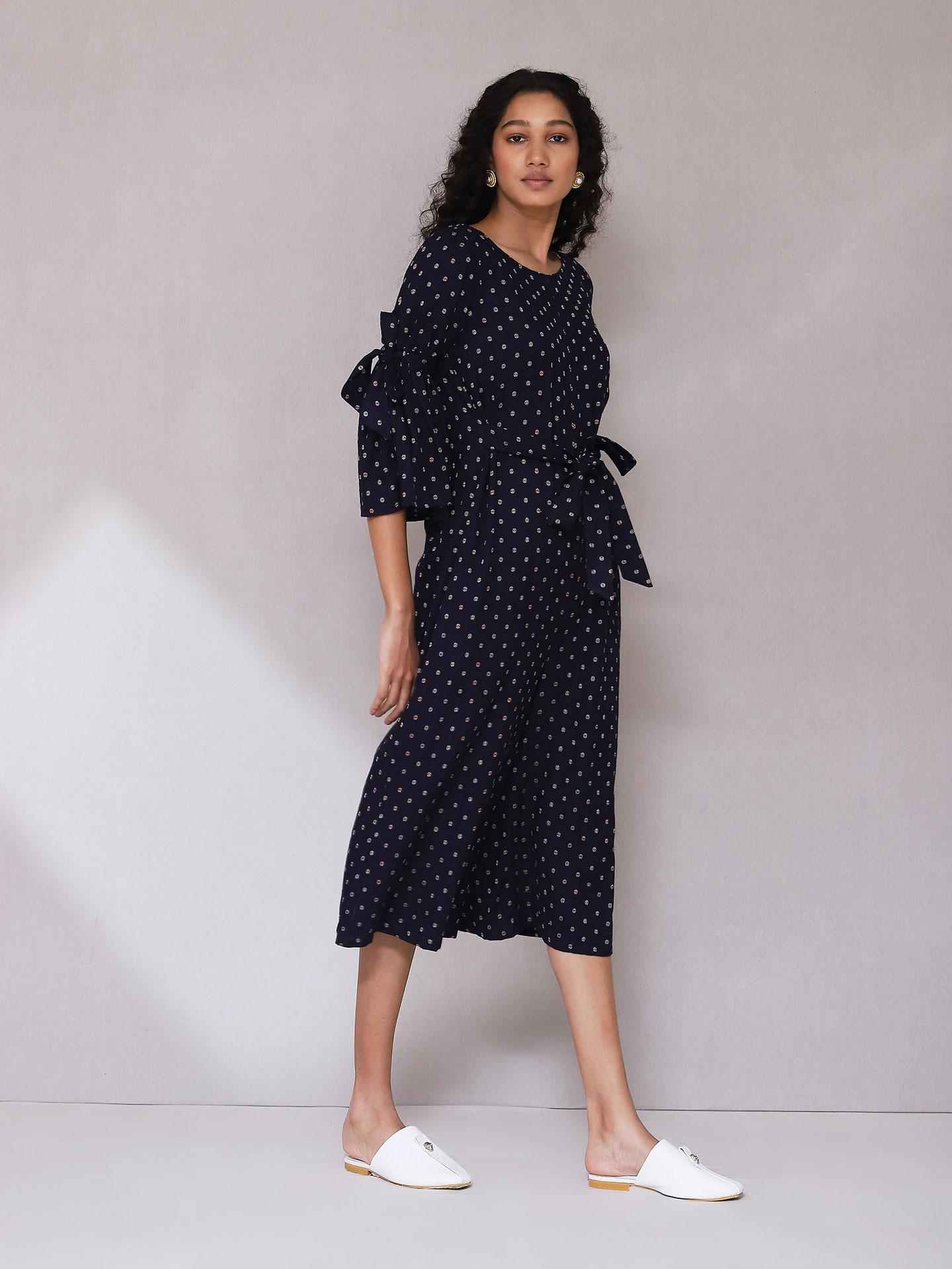 Navy Kashumi Solid Jumpsuit
