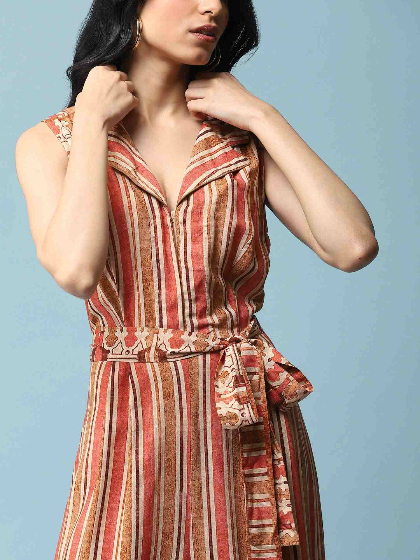 Brown Noah Jumpsuit