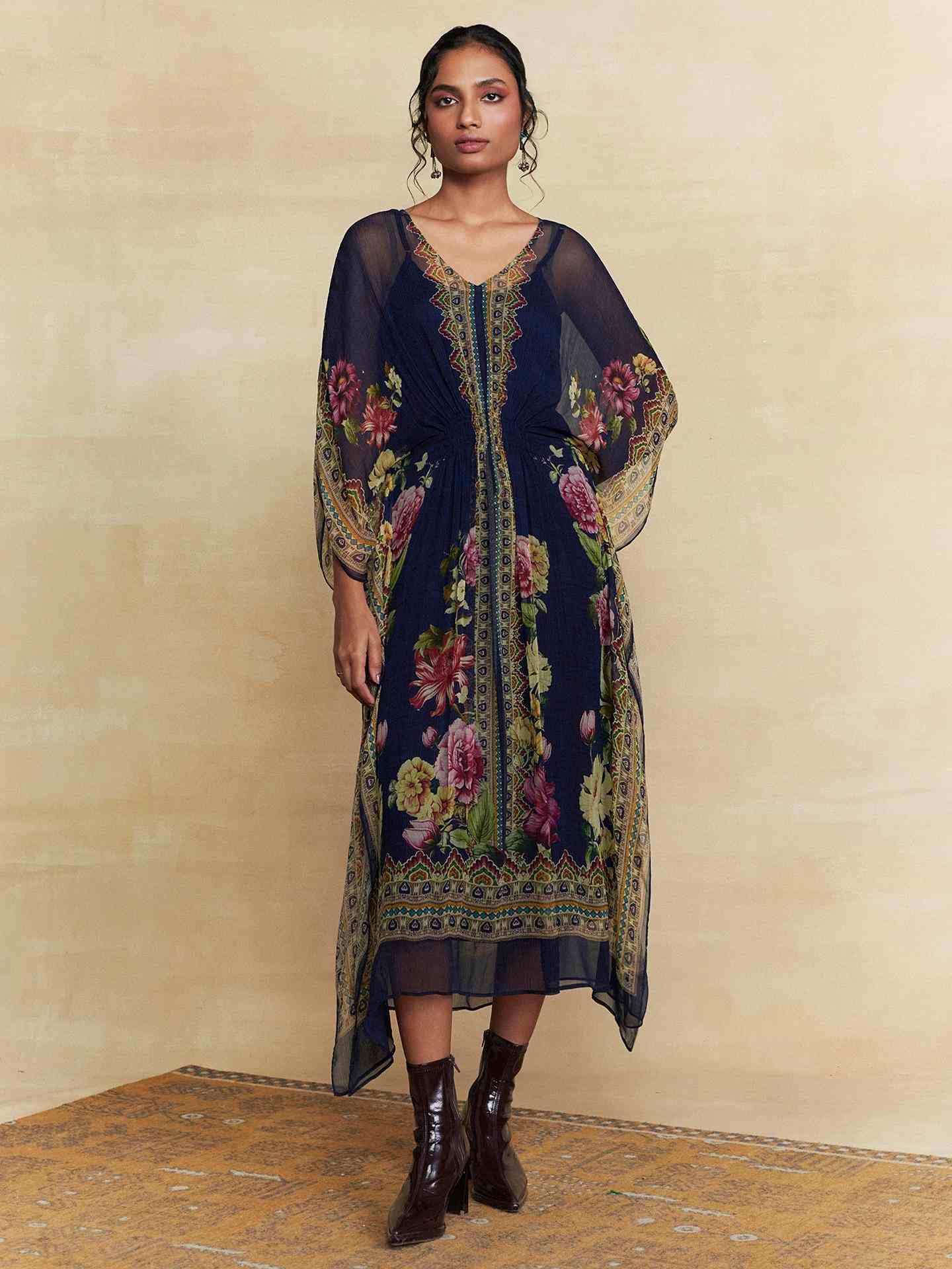 Navy Lyala Kaftan