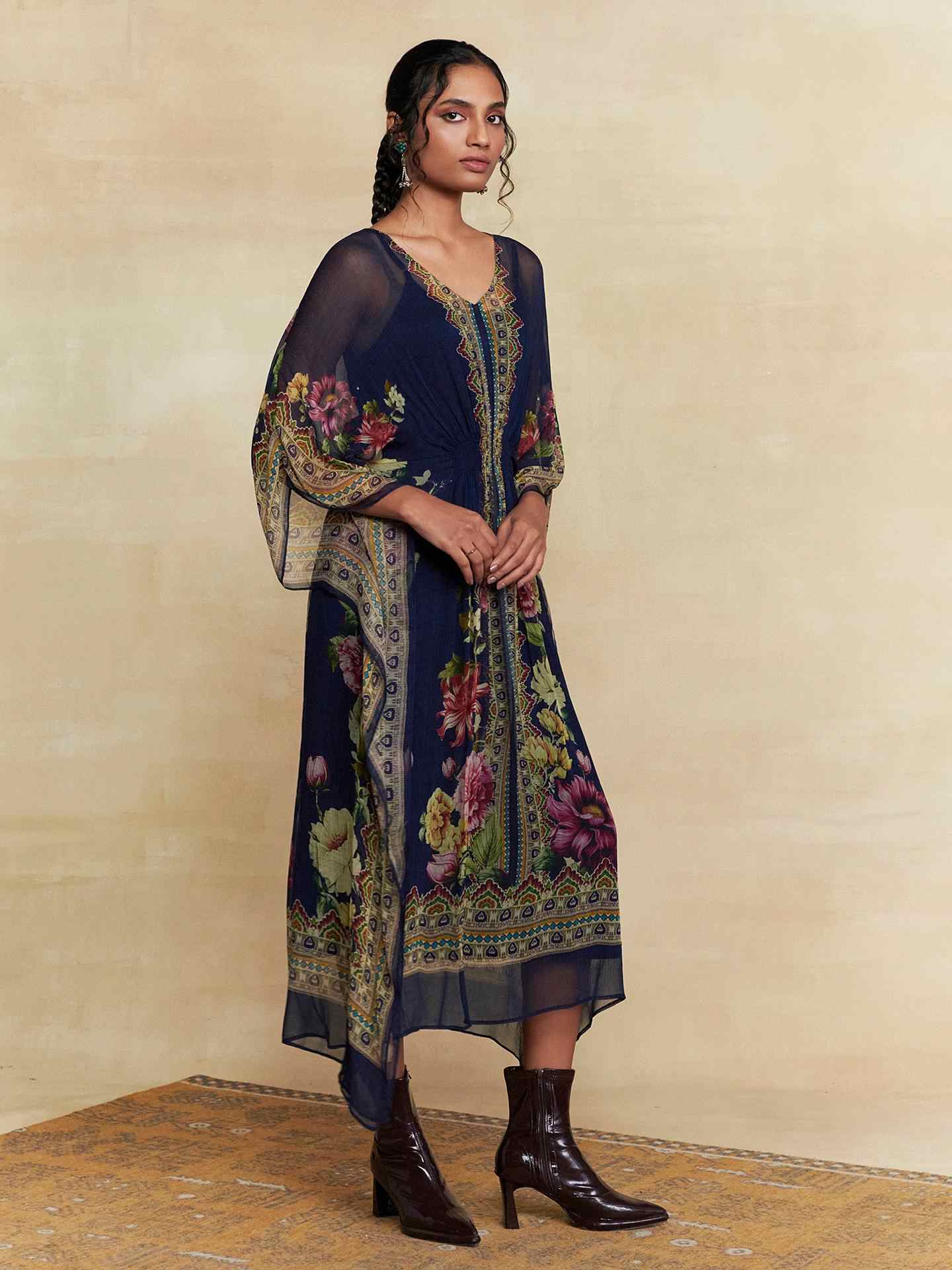 Navy Lyala Kaftan