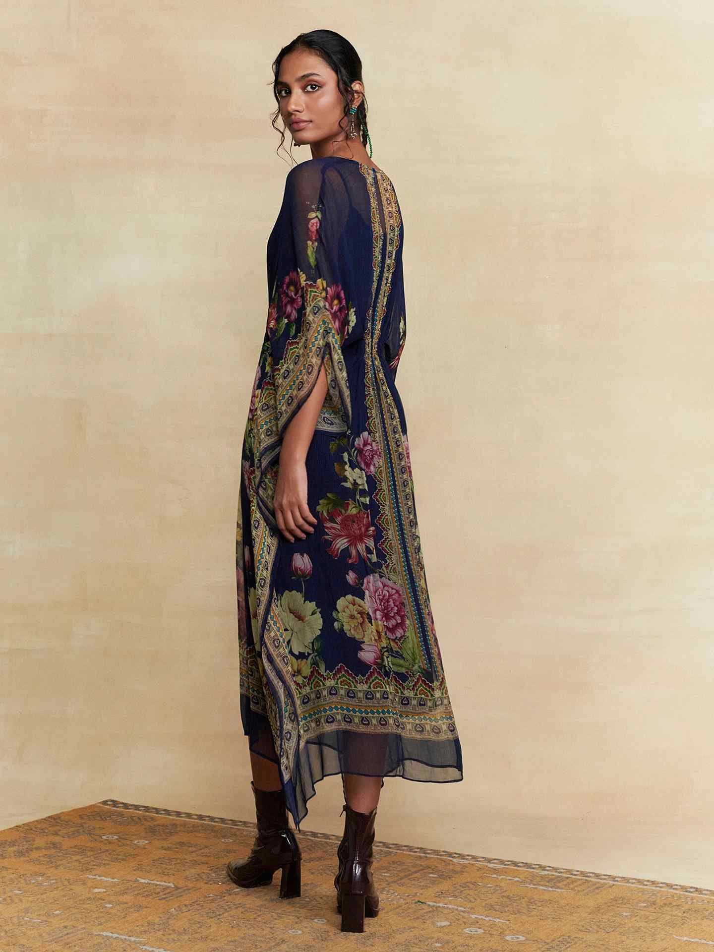 Navy Lyala Kaftan