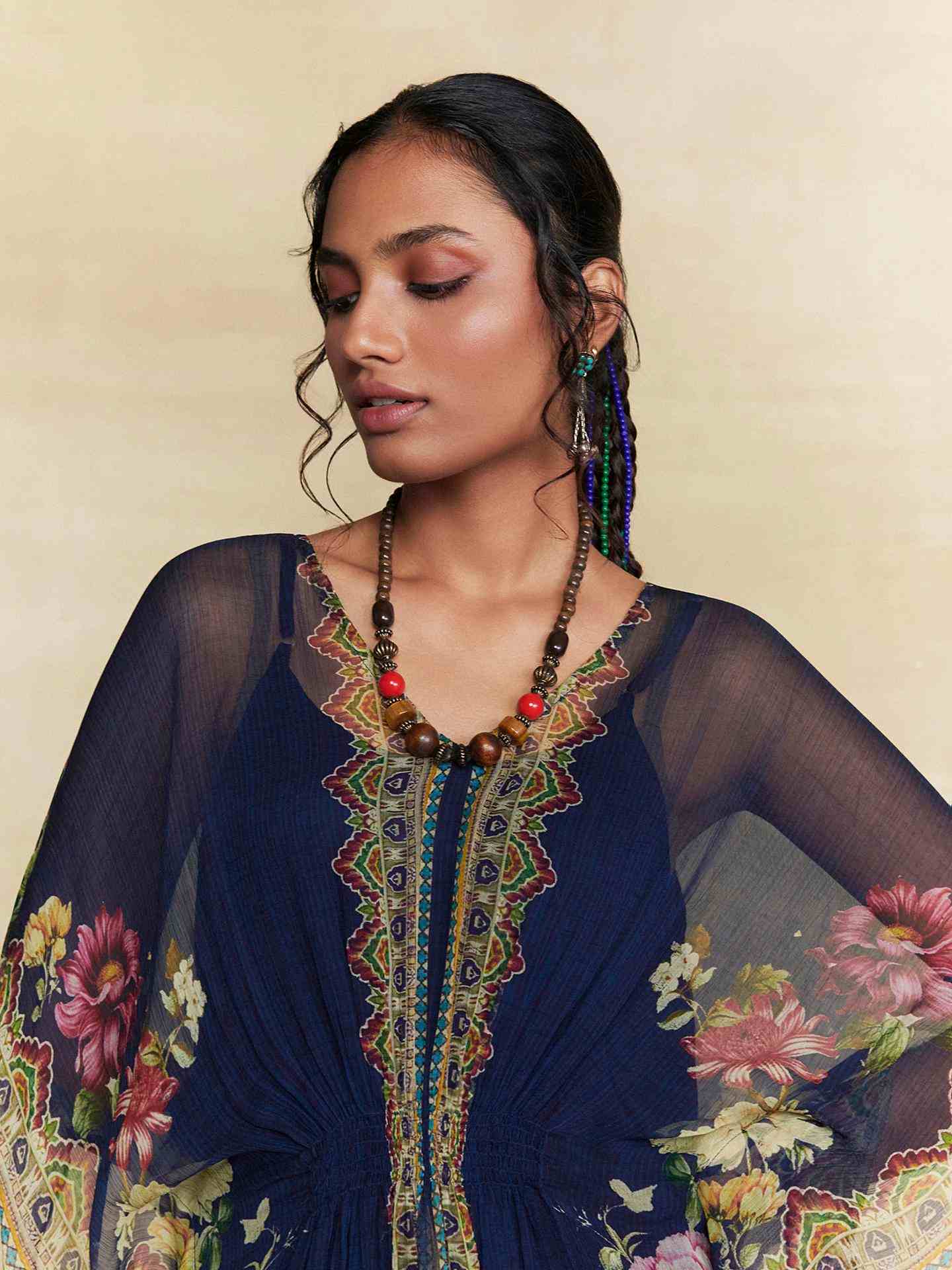 Navy Lyala Kaftan