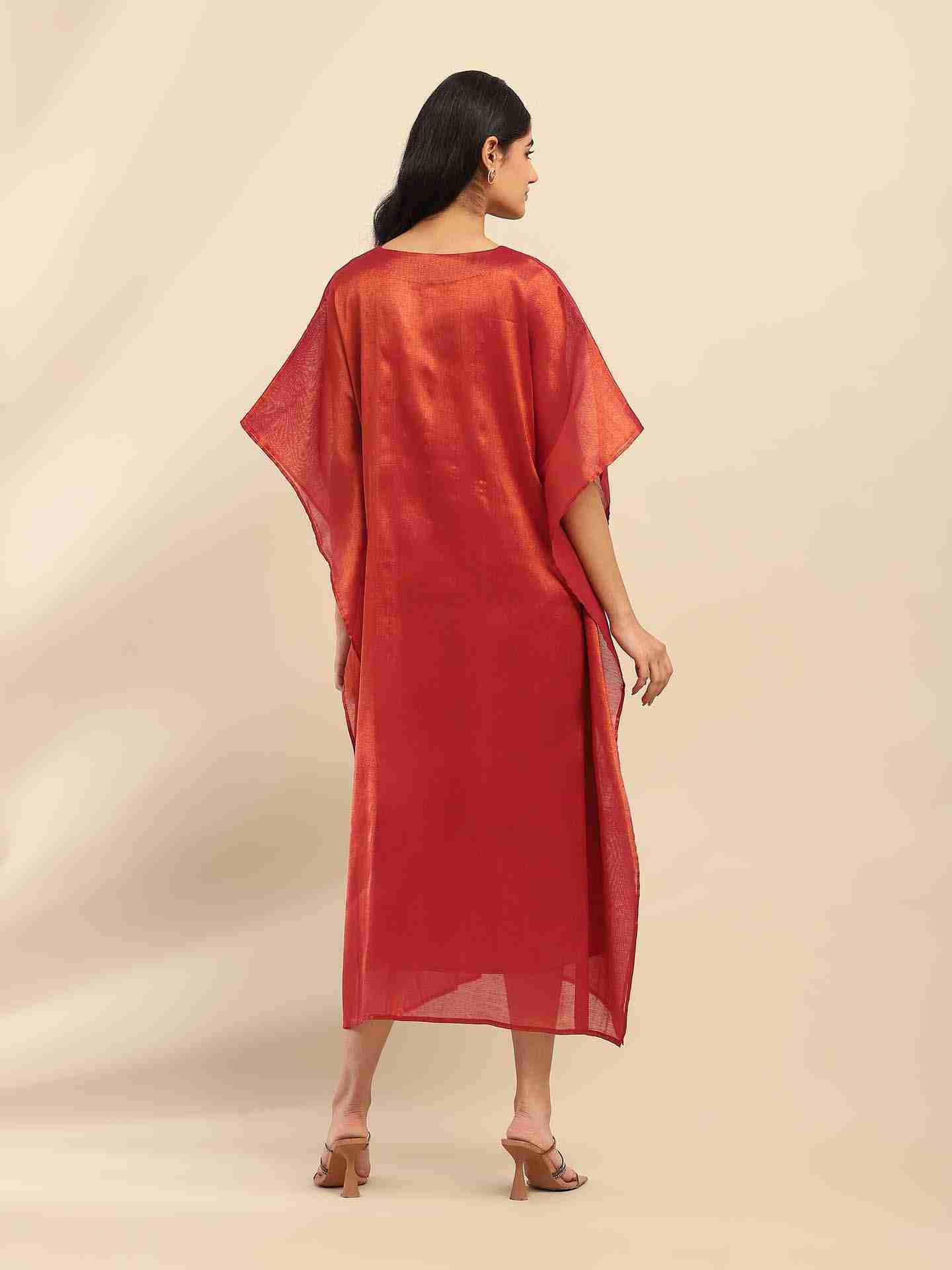Pink Sitara Kaftan