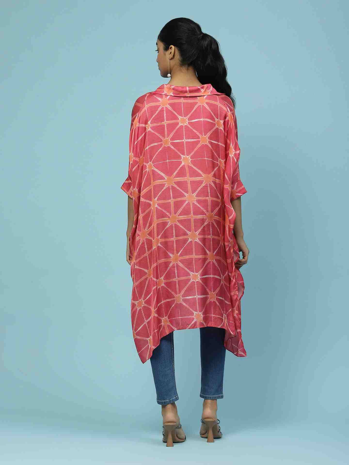 Pink Ananta Kaftan Top