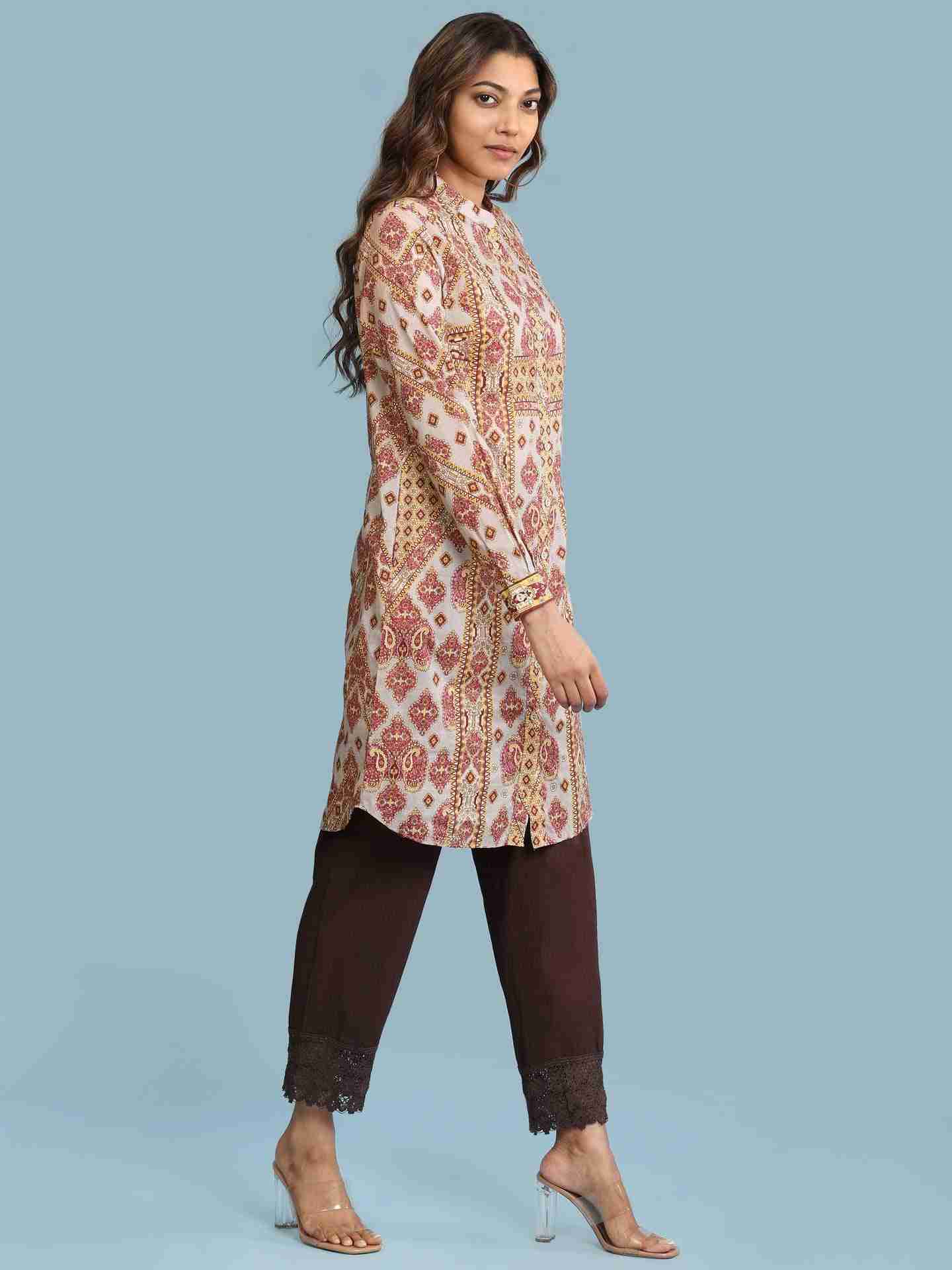 Grey Tashi Kurta