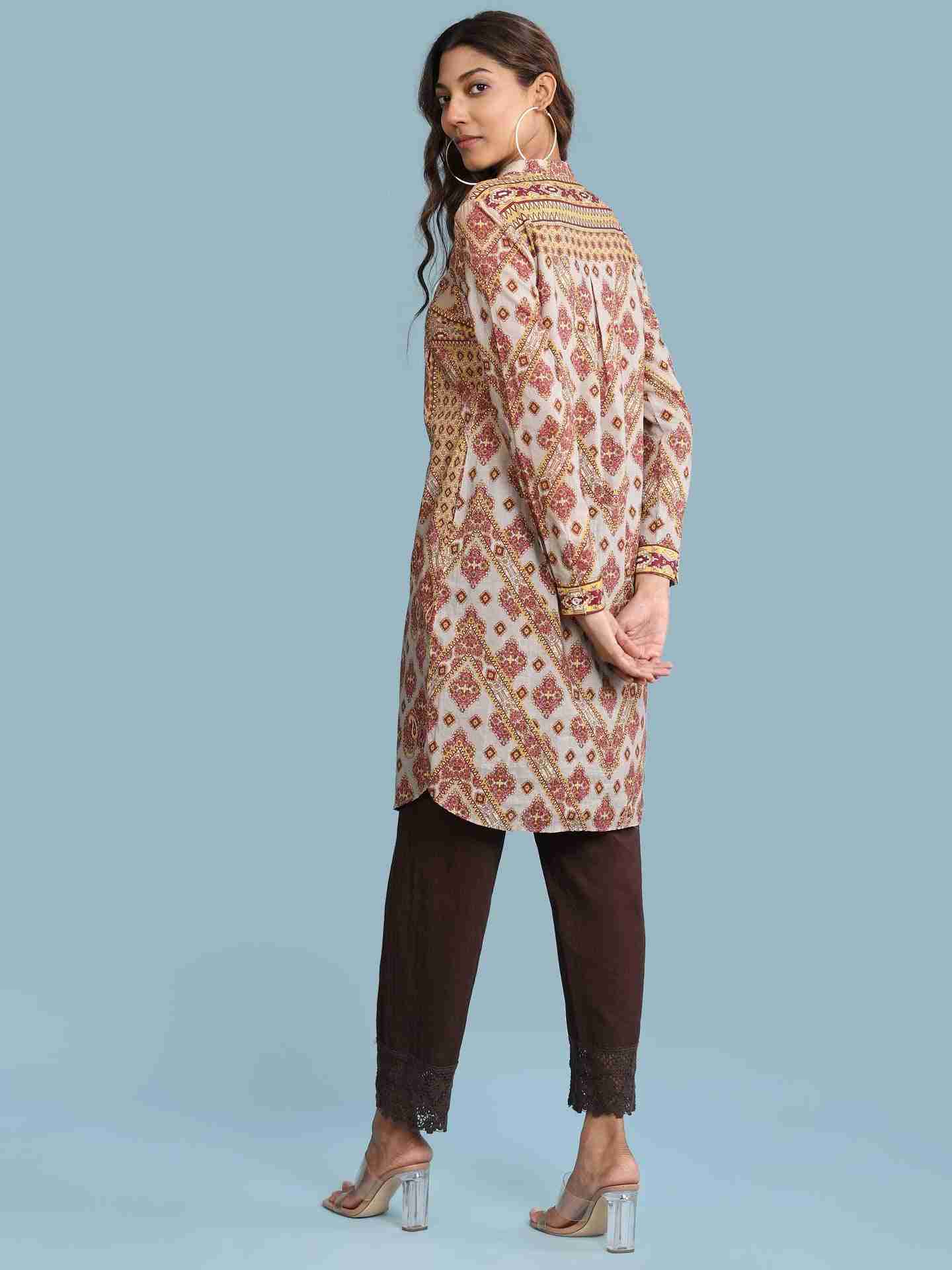 Grey Tashi Kurta