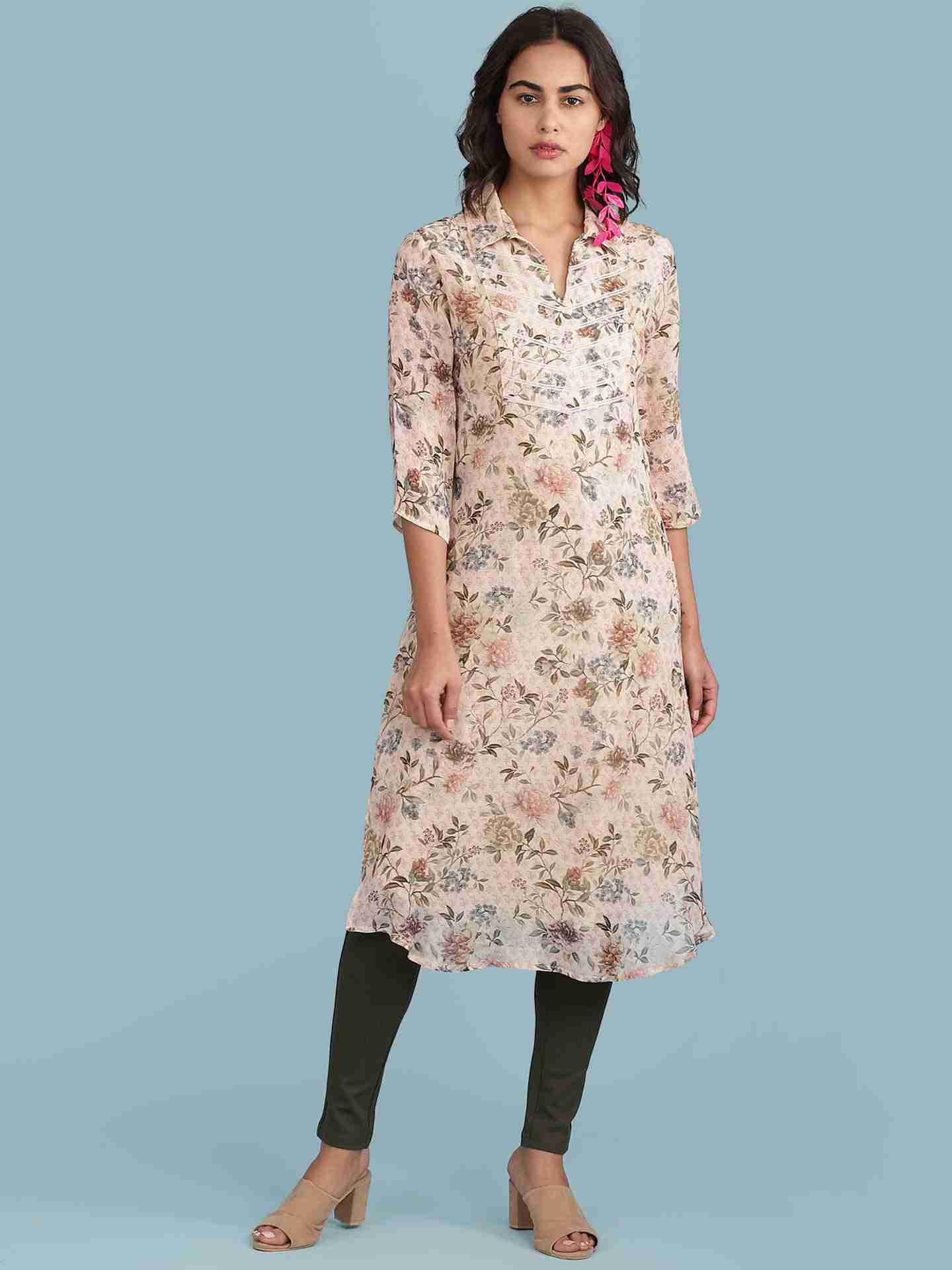 Pink Kasa Kurta