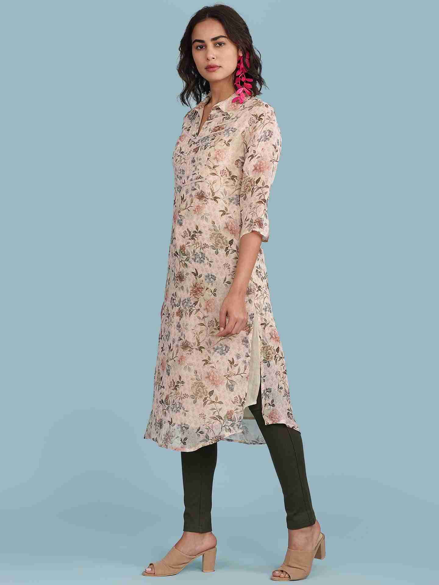Pink Kasa Kurta