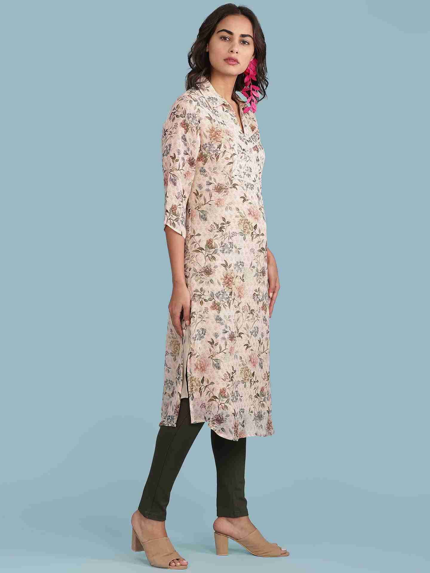 Pink Kasa Kurta
