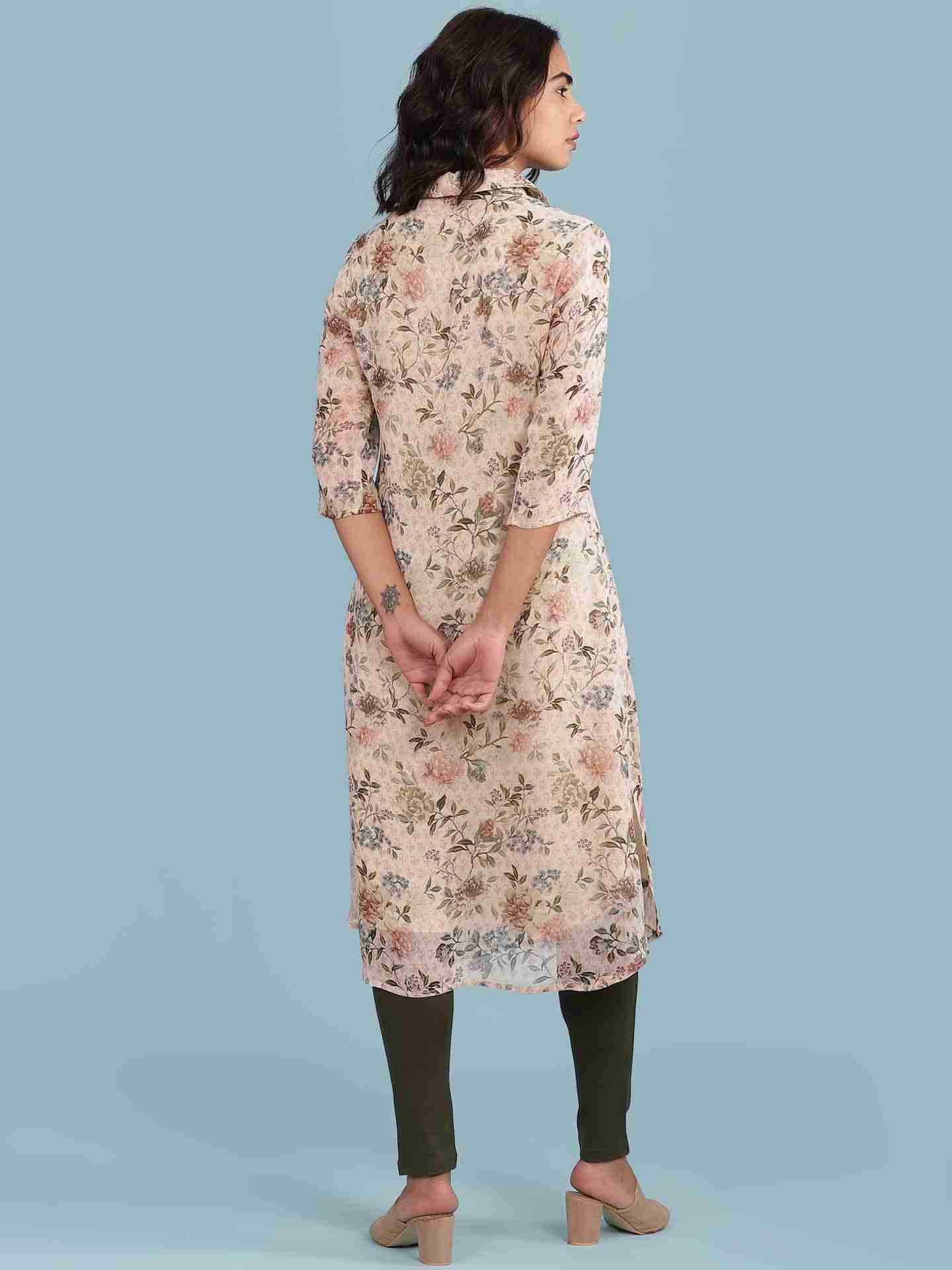 Pink Kasa Kurta