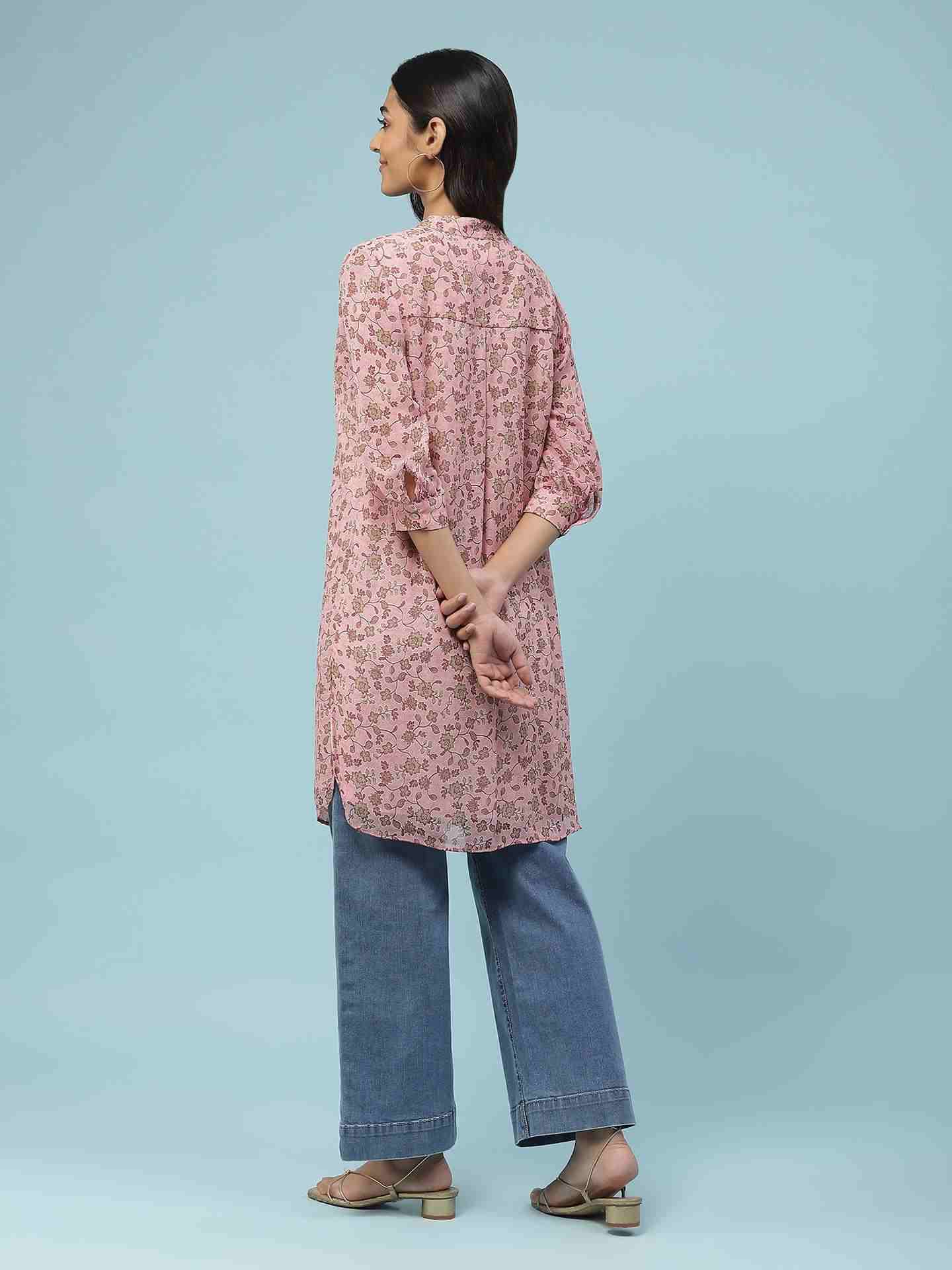 Pink James Kurta