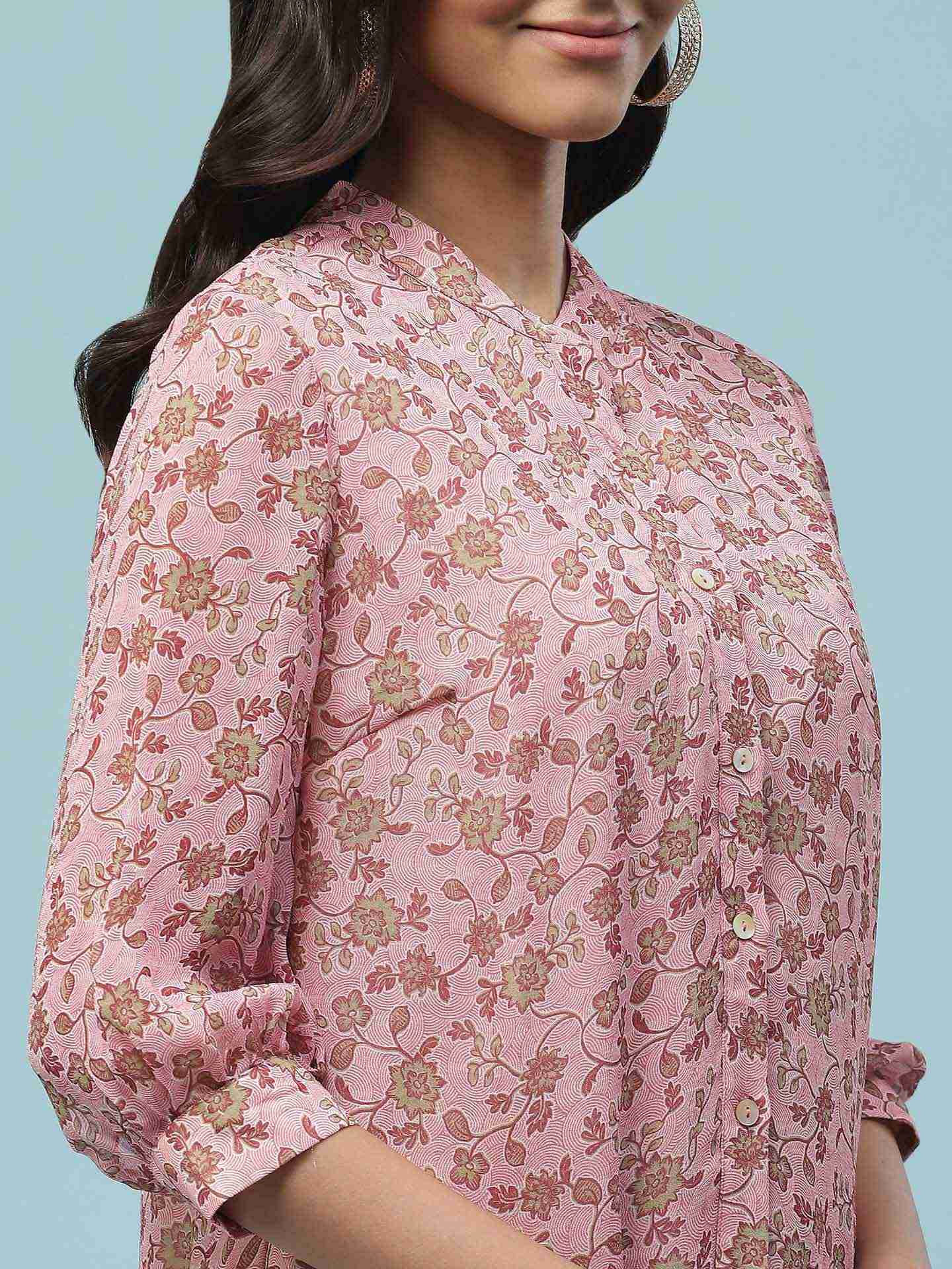 Pink James Kurta