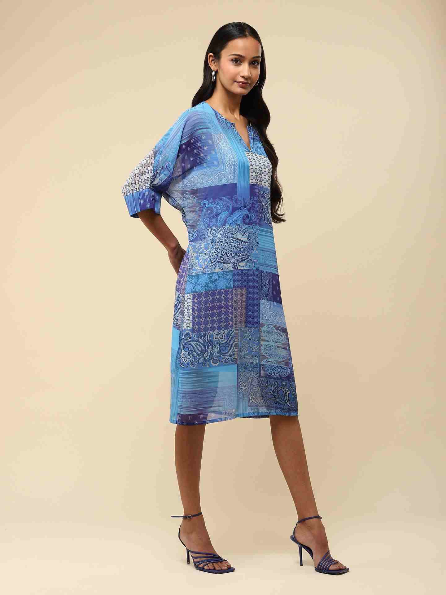 Blue Multi Calist Kurta