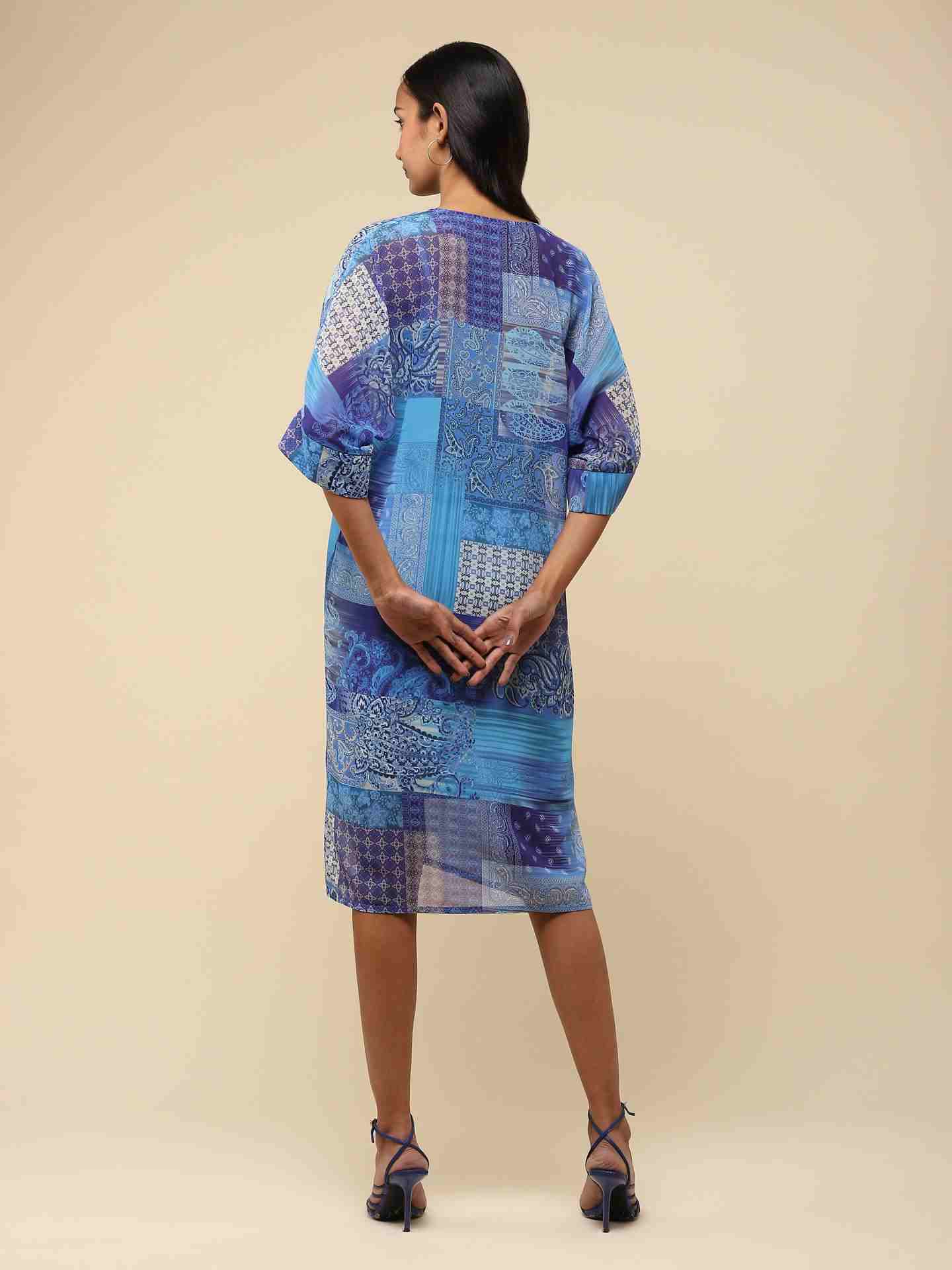 Blue Multi Calist Kurta
