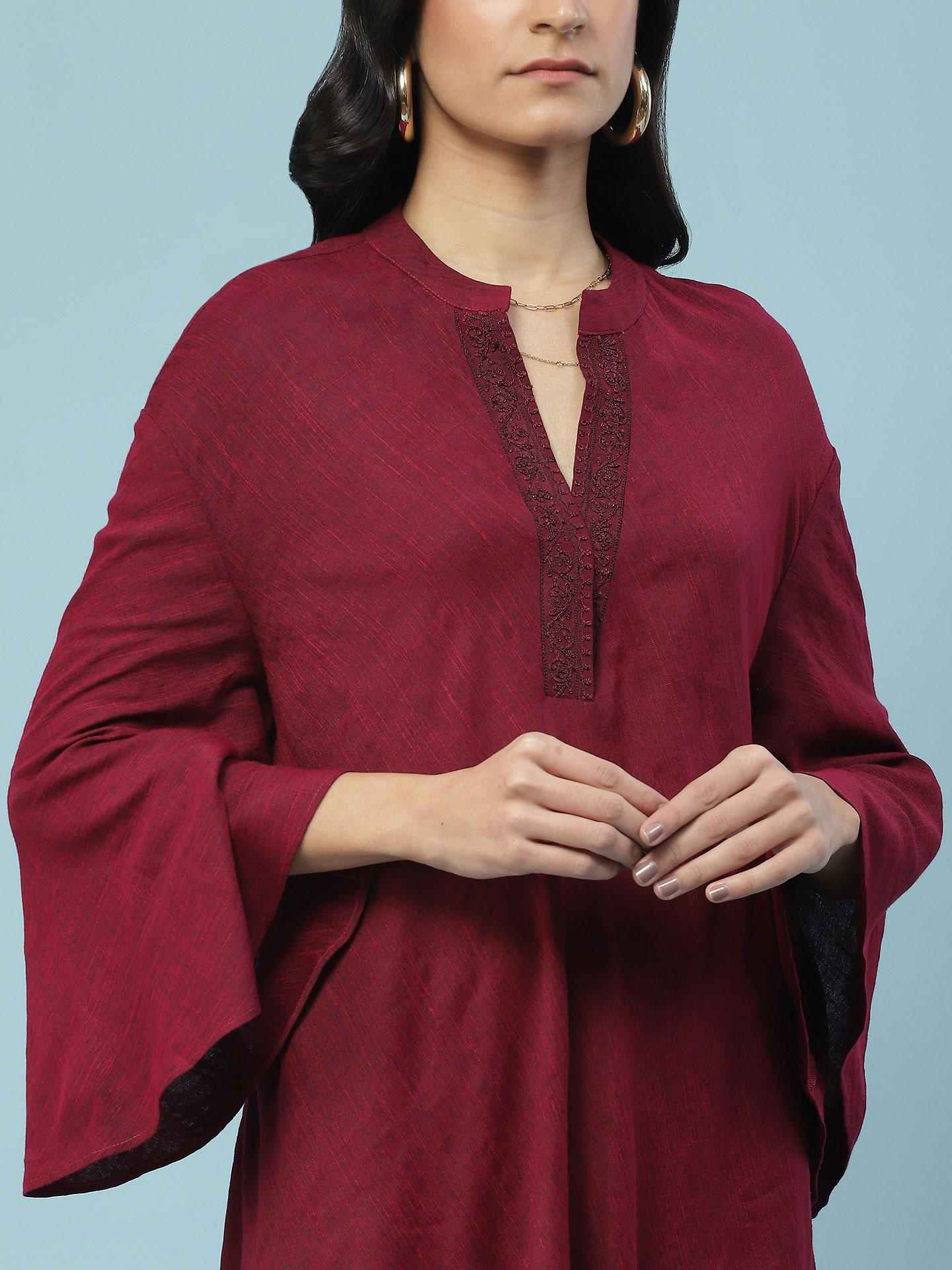 Magenta Kashvi Kurta