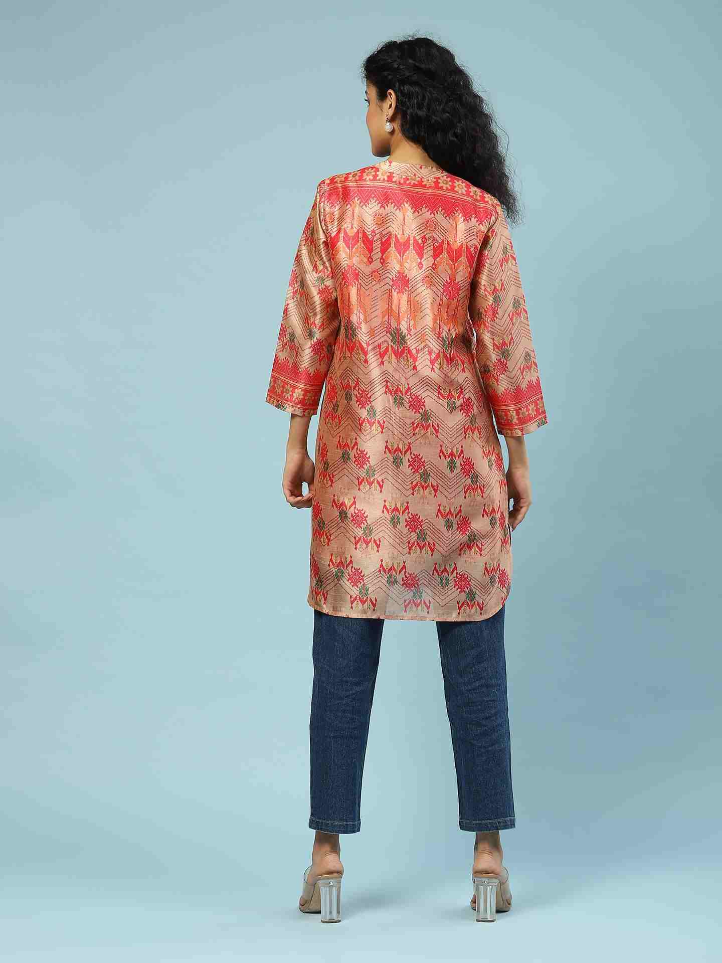 Beige Bhaduria Kurta