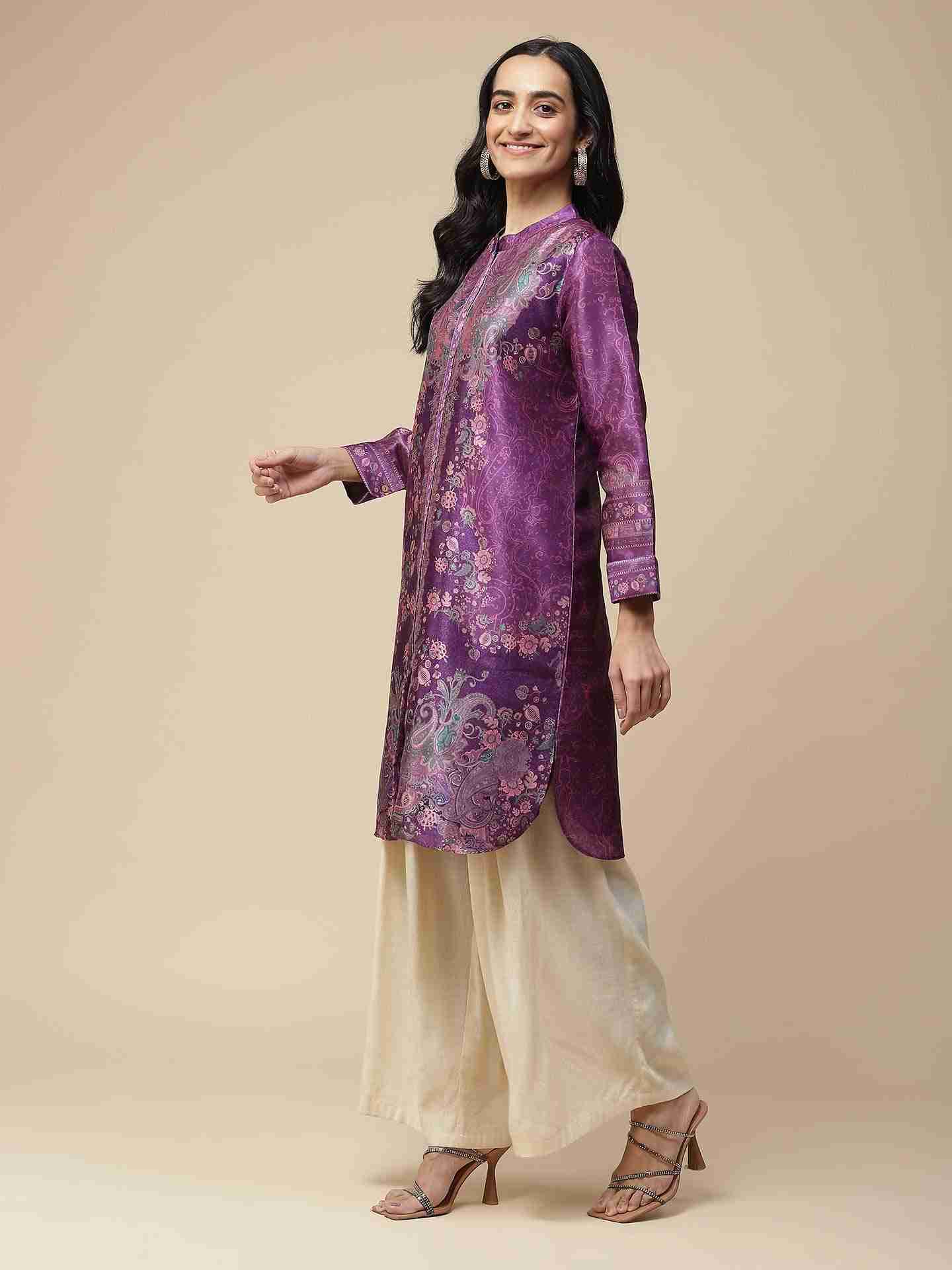 Purple Bibhot Kurta