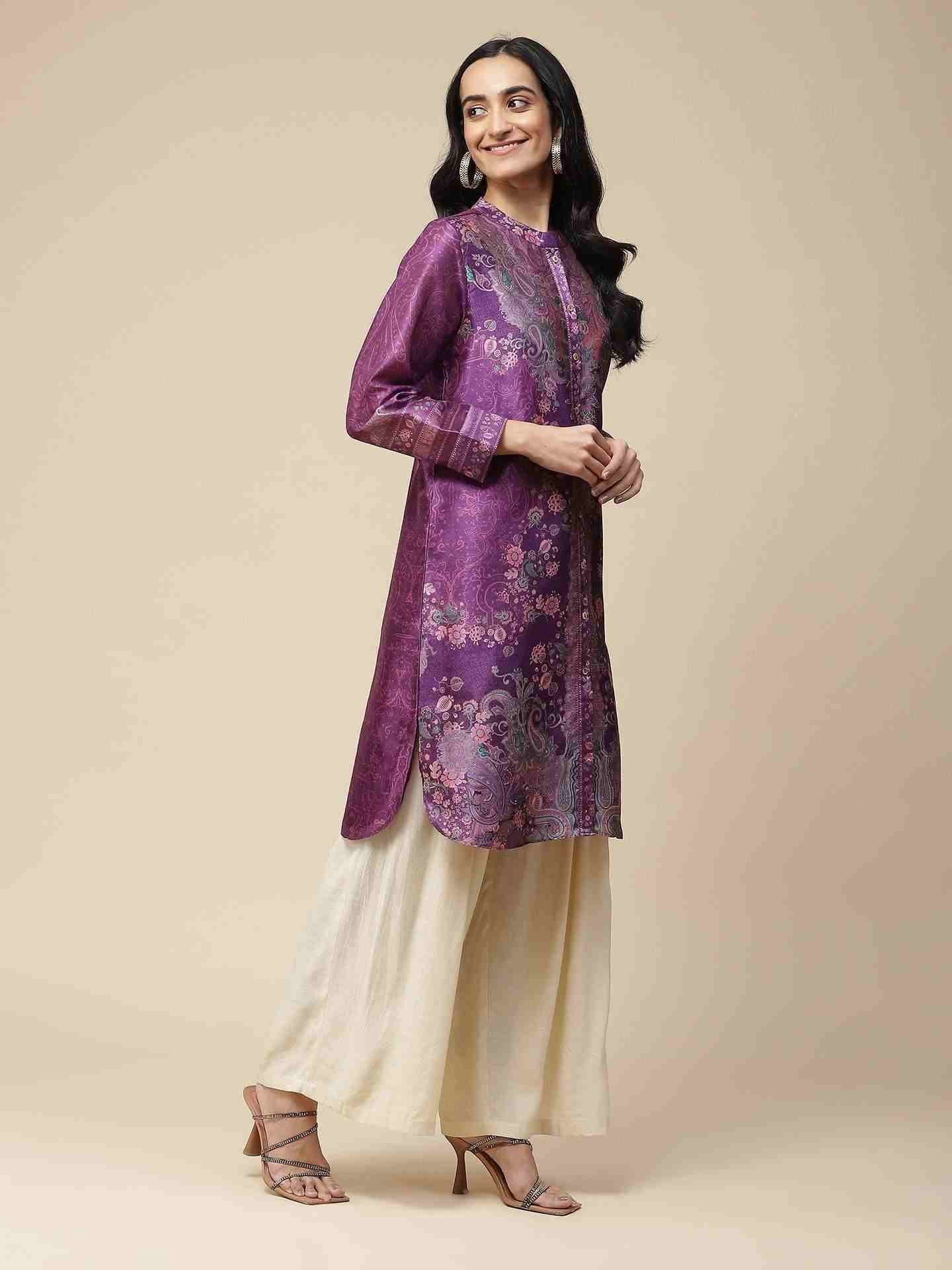 Purple Bibhot Kurta