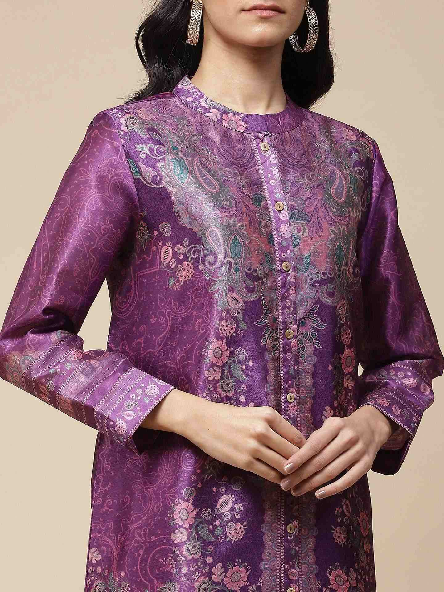 Purple Bibhot Kurta