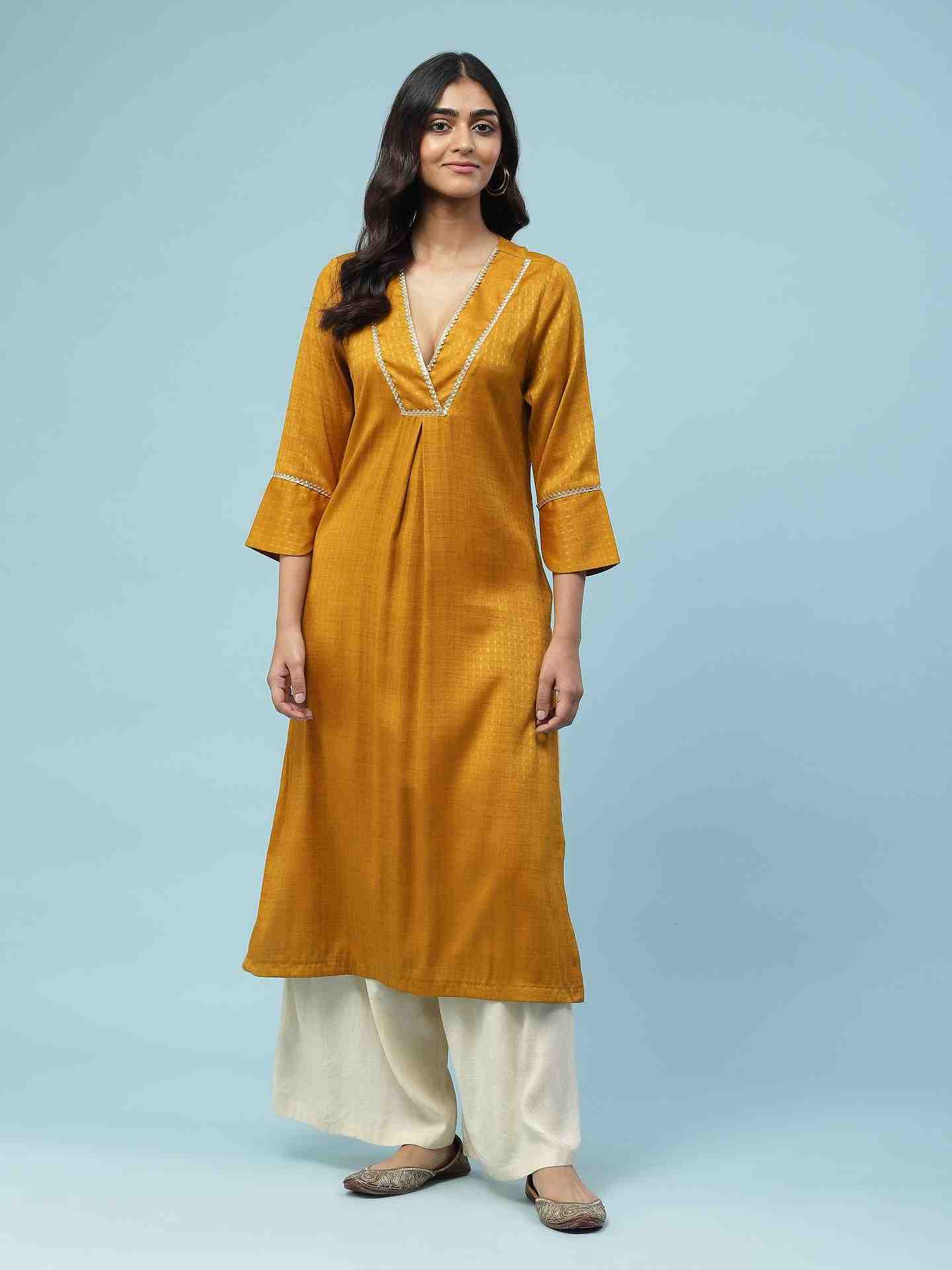 Yellow Nayantara Kurta